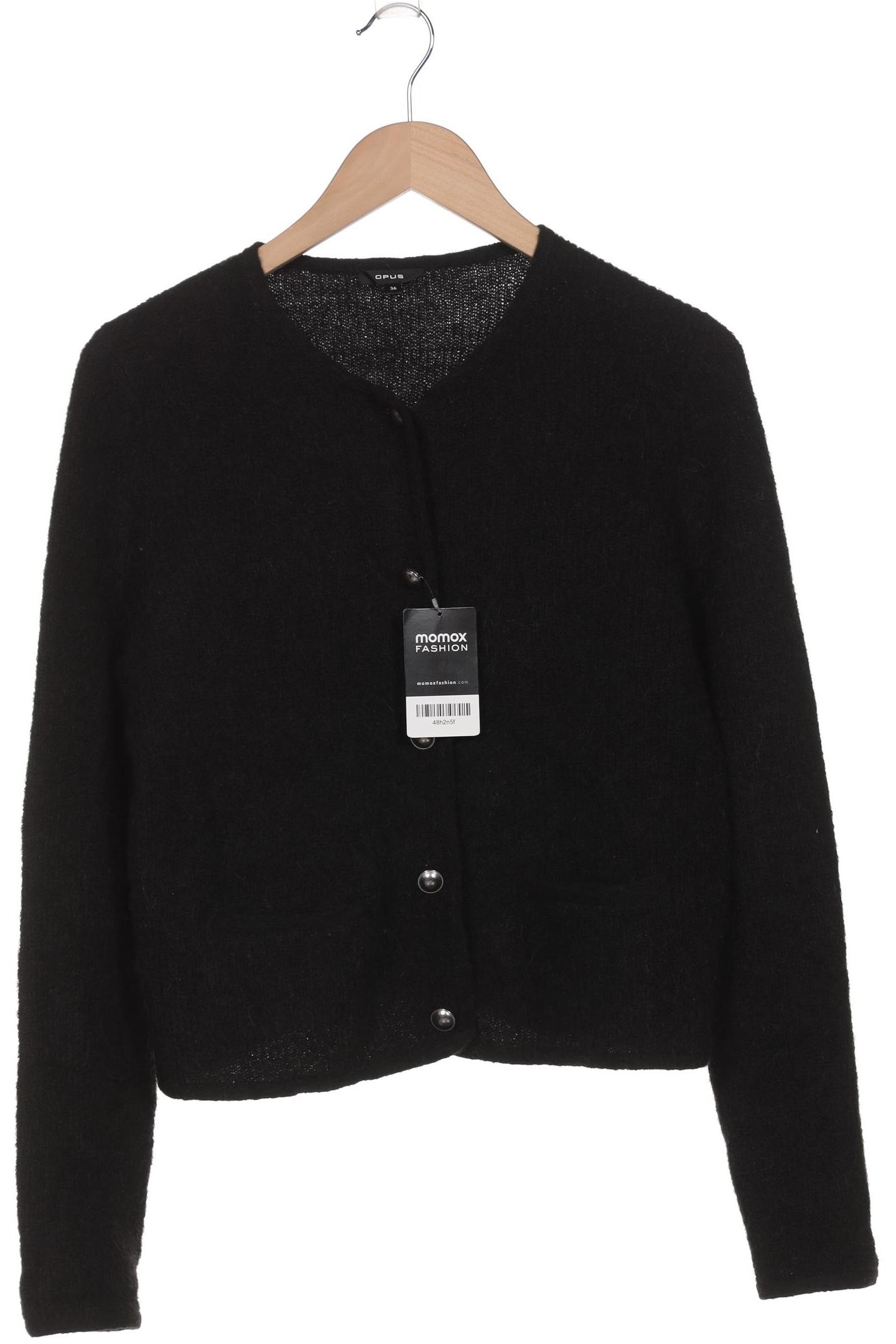 

Opus Damen Strickjacke, schwarz, Gr. 36