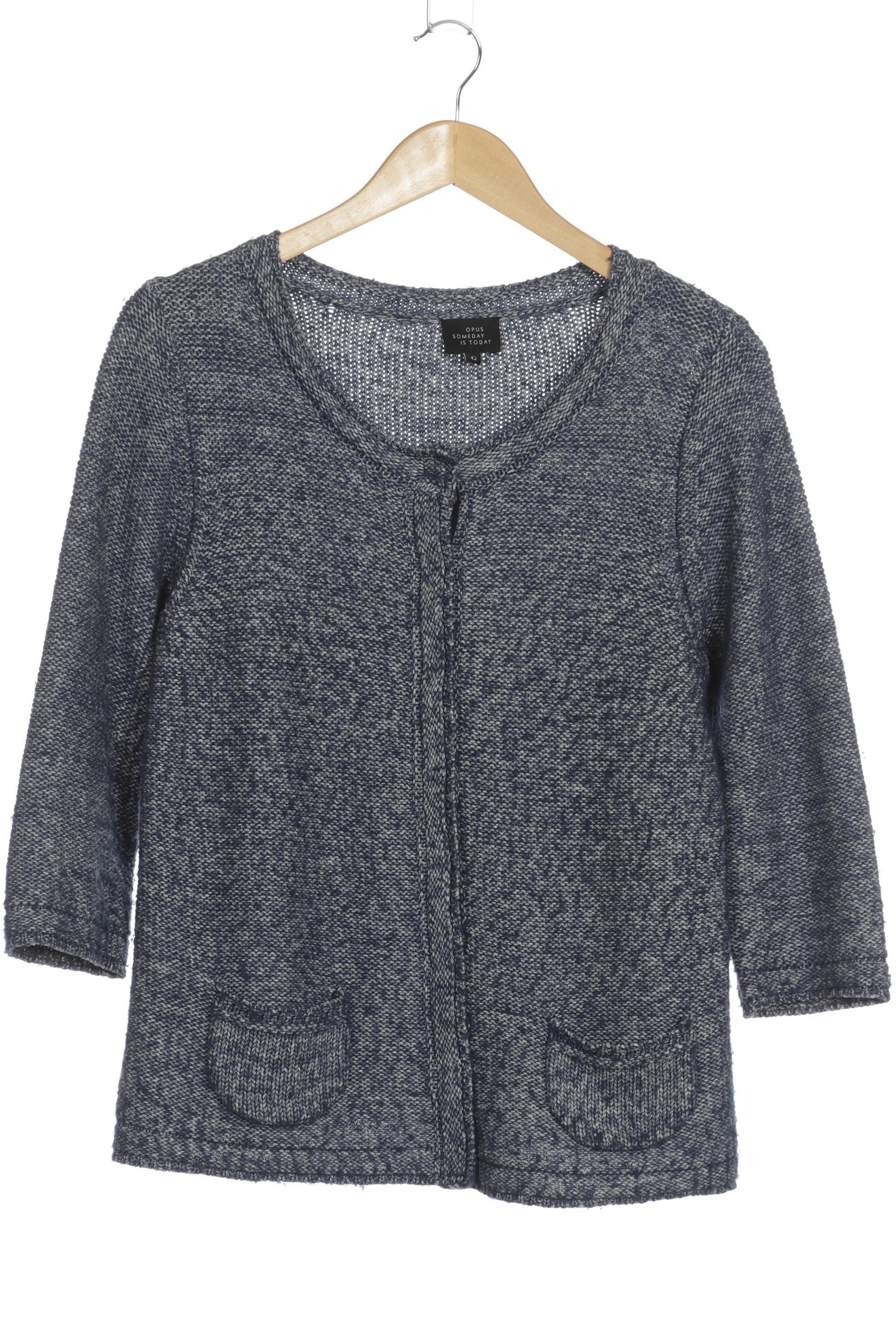 

Opus Damen Strickjacke, blau, Gr. 42
