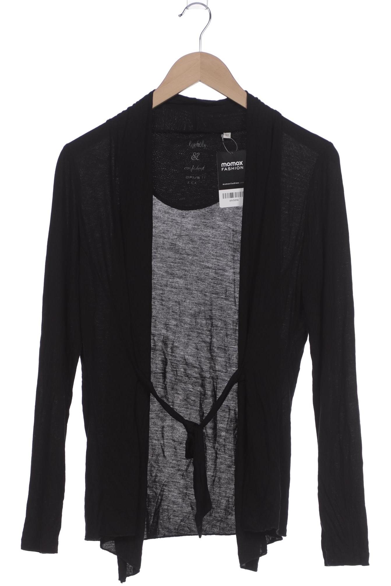 

Opus Damen Strickjacke, schwarz, Gr. 40