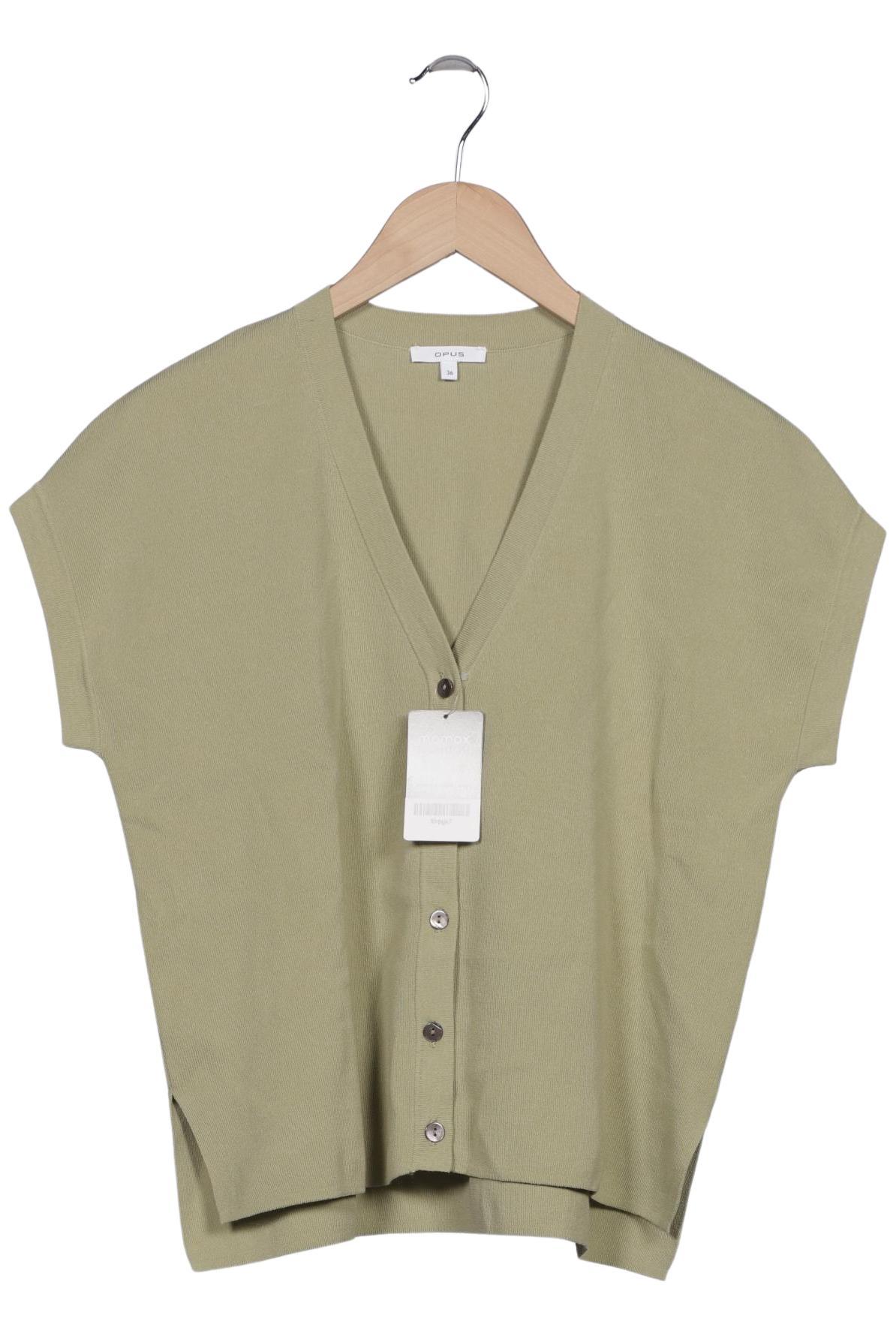 

Opus Damen Strickjacke, hellgrün, Gr. 36