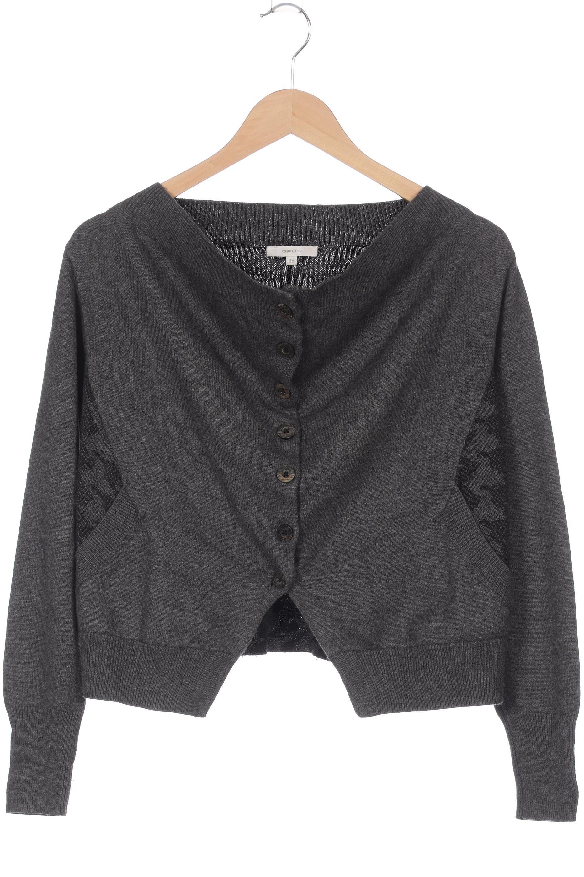 

Opus Damen Strickjacke, grau, Gr. 36