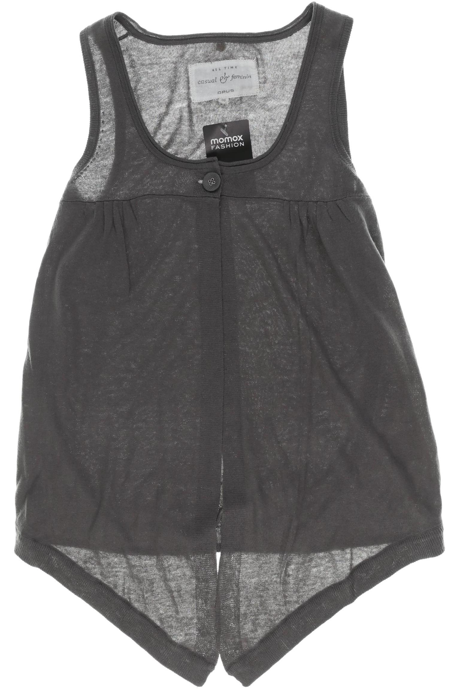 

Opus Damen Strickjacke, grau, Gr. 36