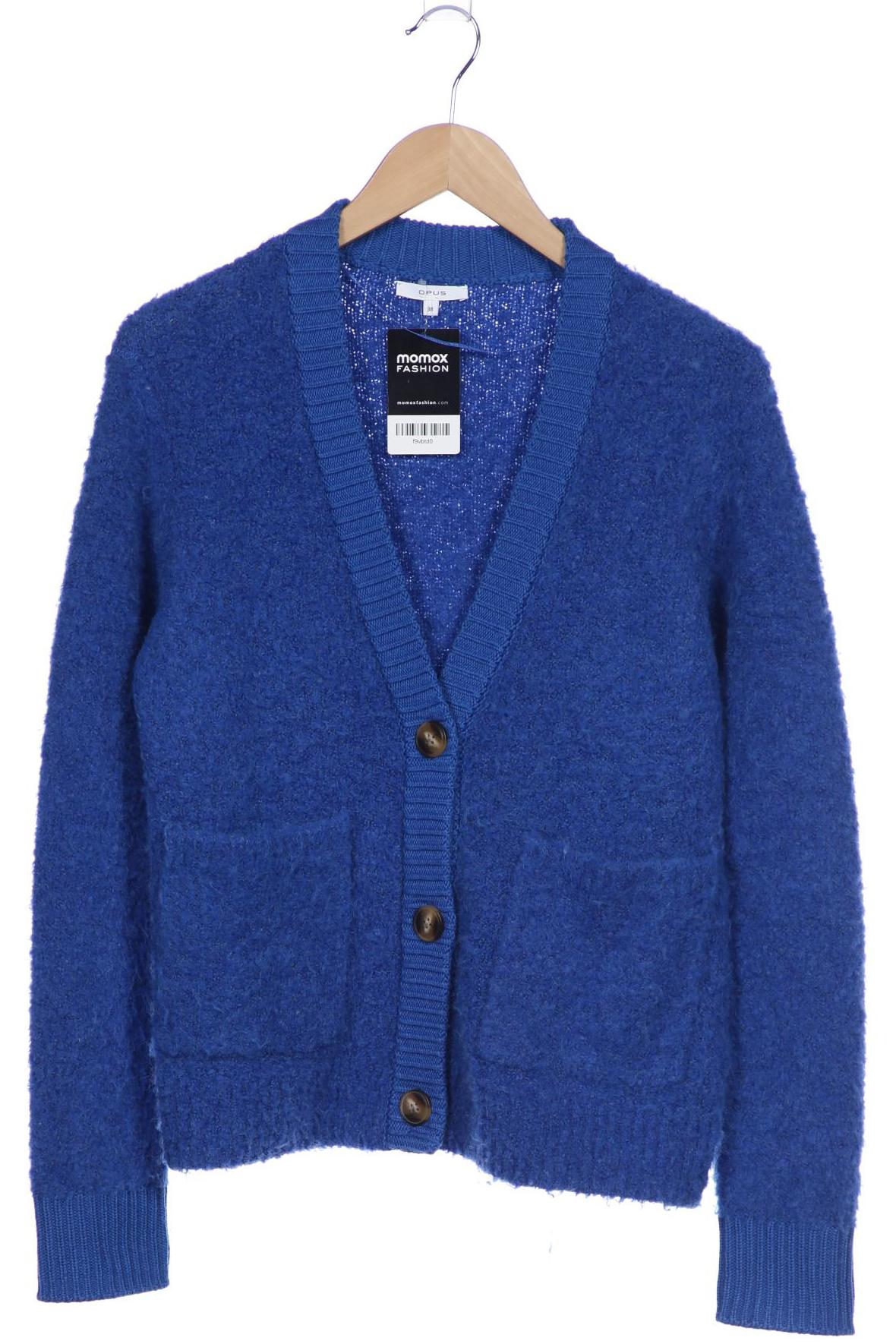 

Opus Damen Strickjacke, blau, Gr. 38