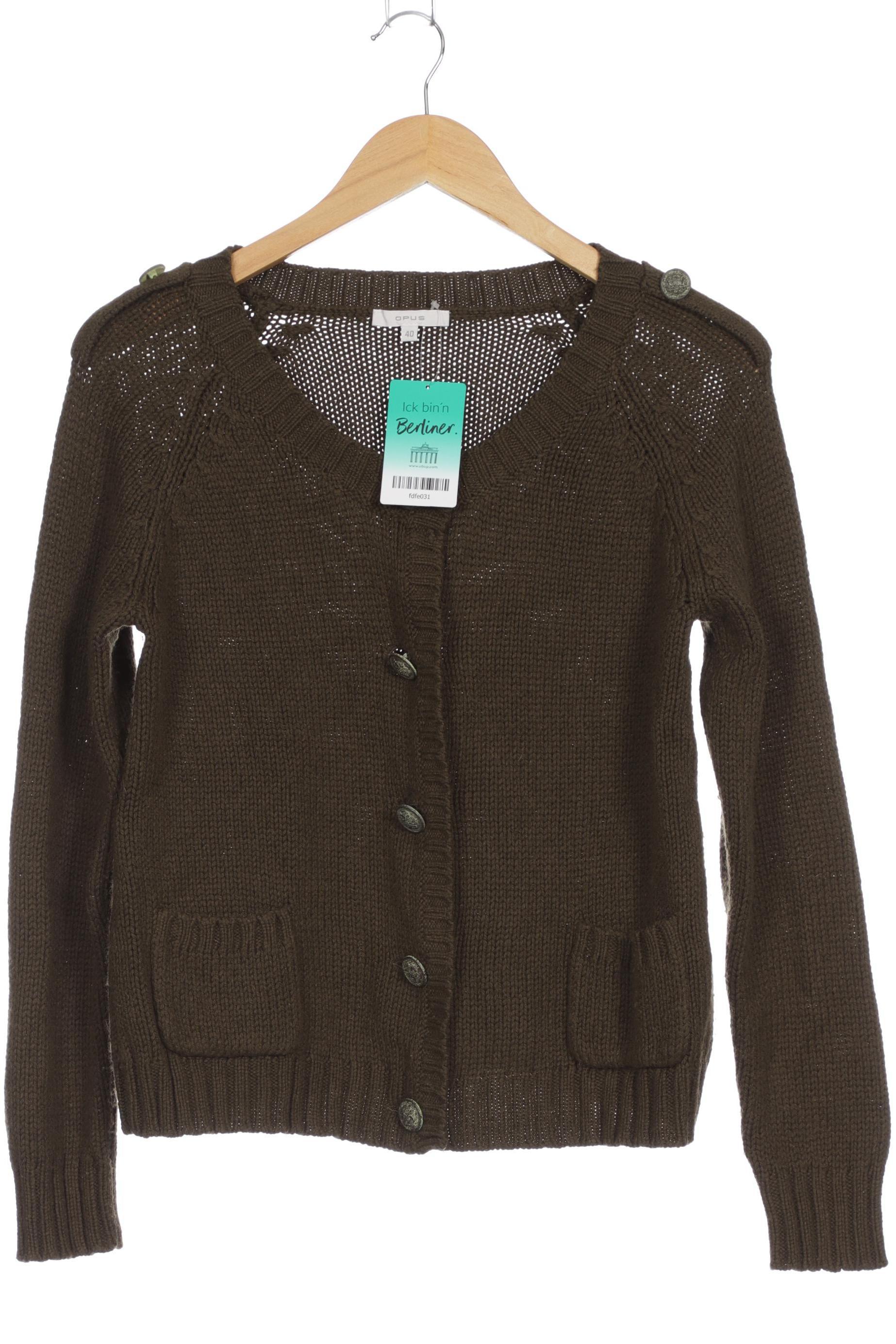 

Opus Damen Strickjacke, grün, Gr. 40