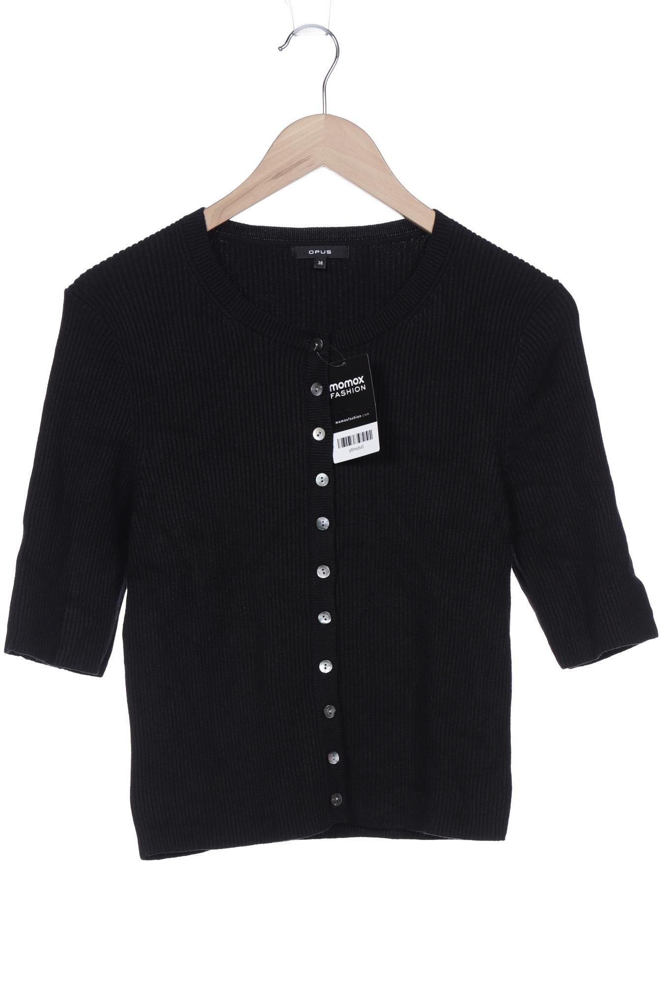 

Opus Damen Strickjacke, schwarz, Gr. 38