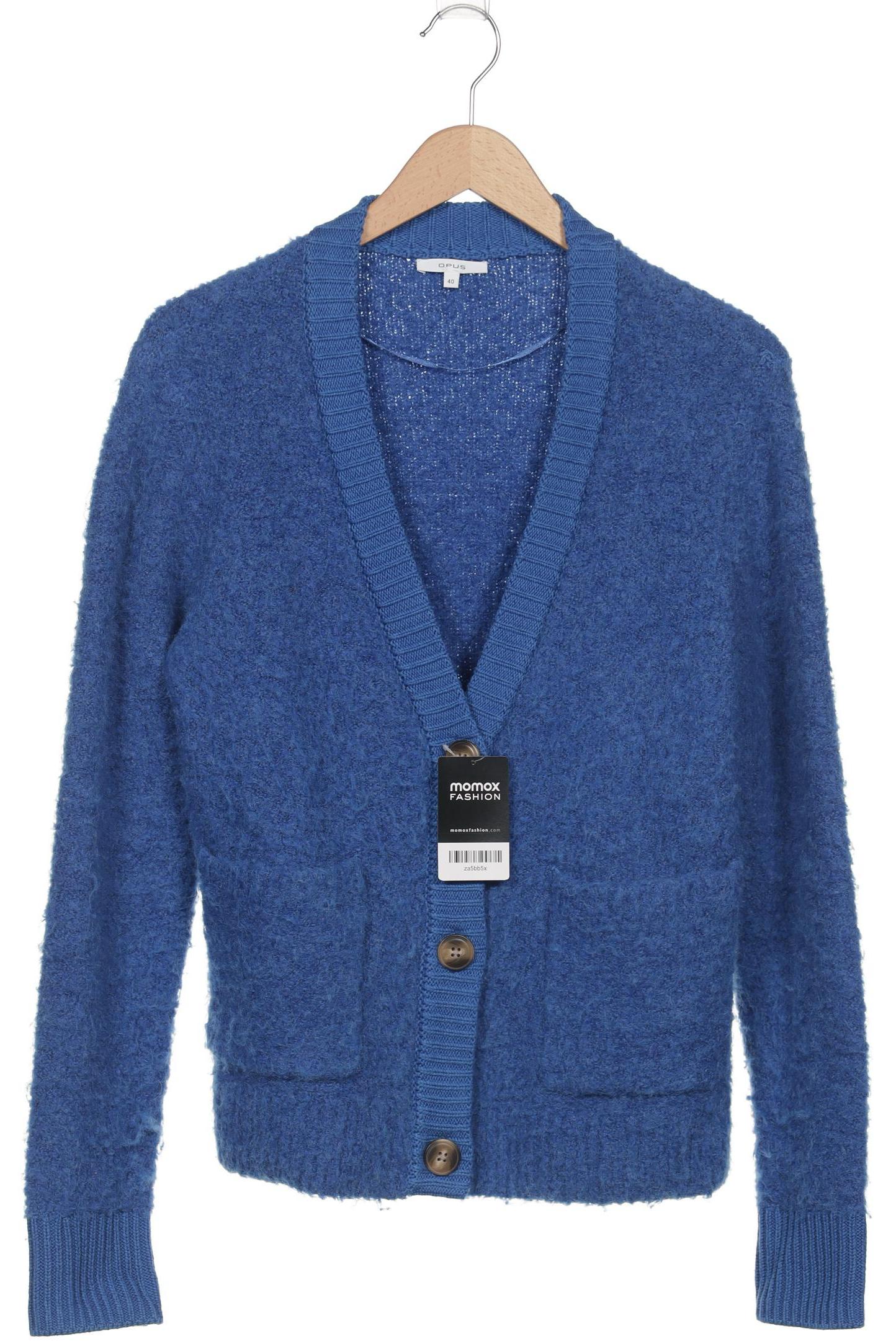 

Opus Damen Strickjacke, blau, Gr. 40