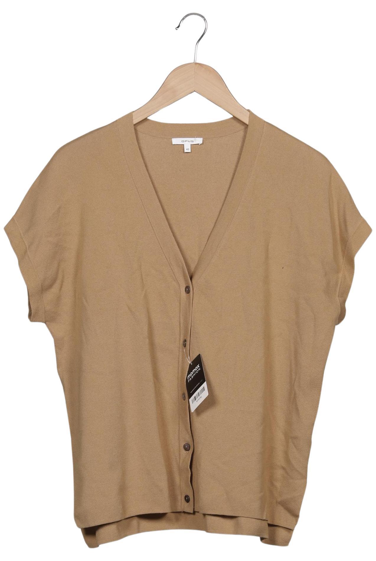 

Opus Damen Strickjacke, beige, Gr. 40