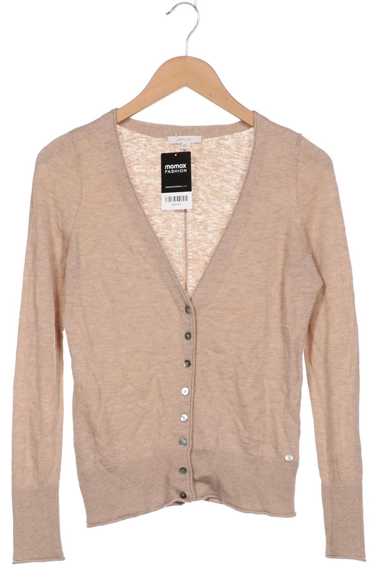 

Opus Damen Strickjacke, beige, Gr. 40