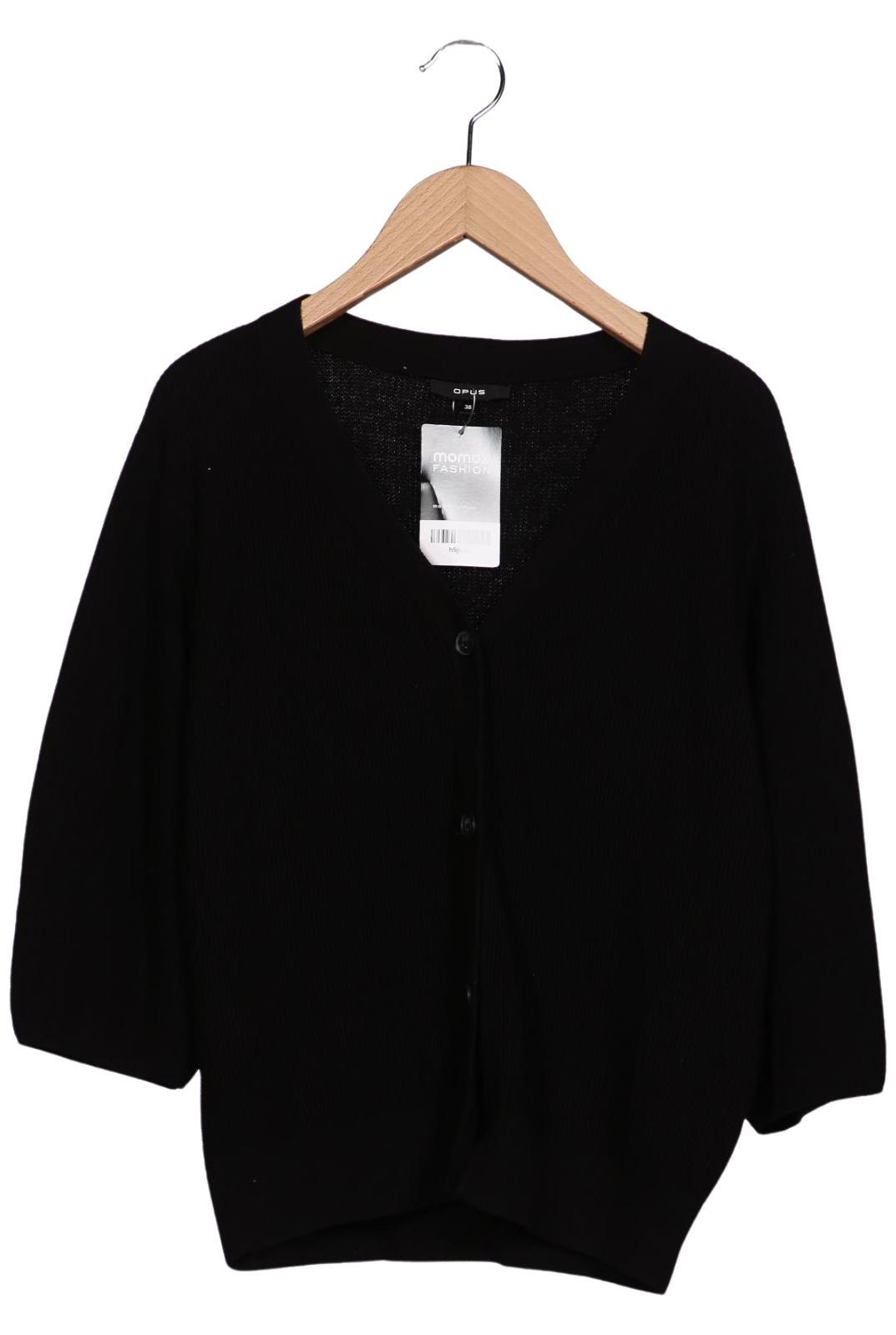 

Opus Damen Strickjacke, schwarz, Gr. 38