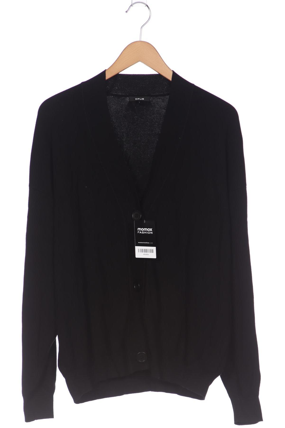 

Opus Damen Strickjacke, schwarz, Gr. 42