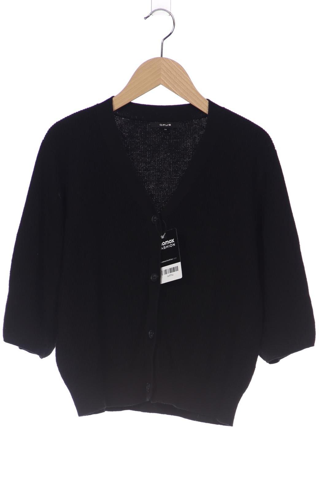 

Opus Damen Strickjacke, schwarz, Gr. 36