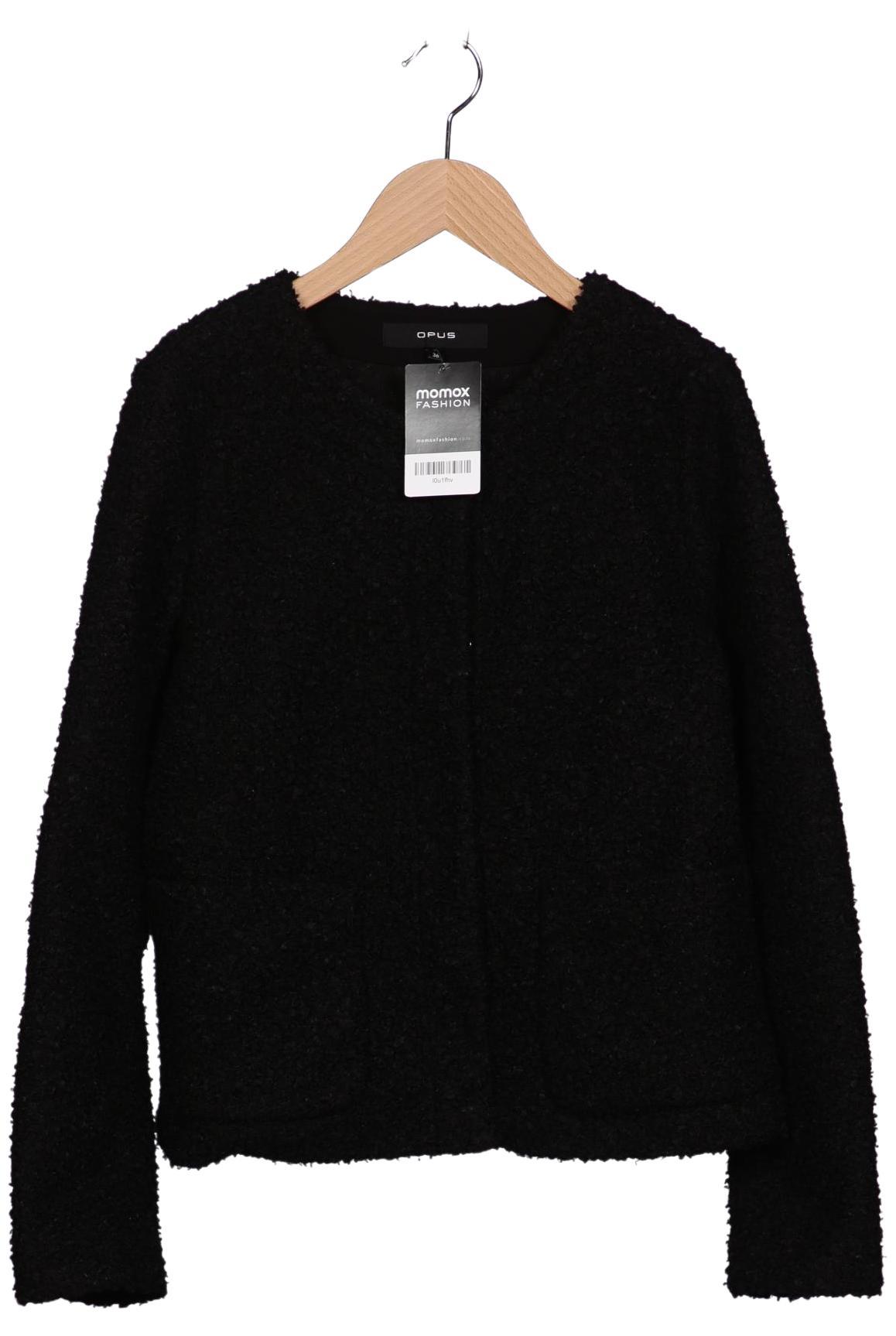 

Opus Damen Strickjacke, schwarz, Gr. 36