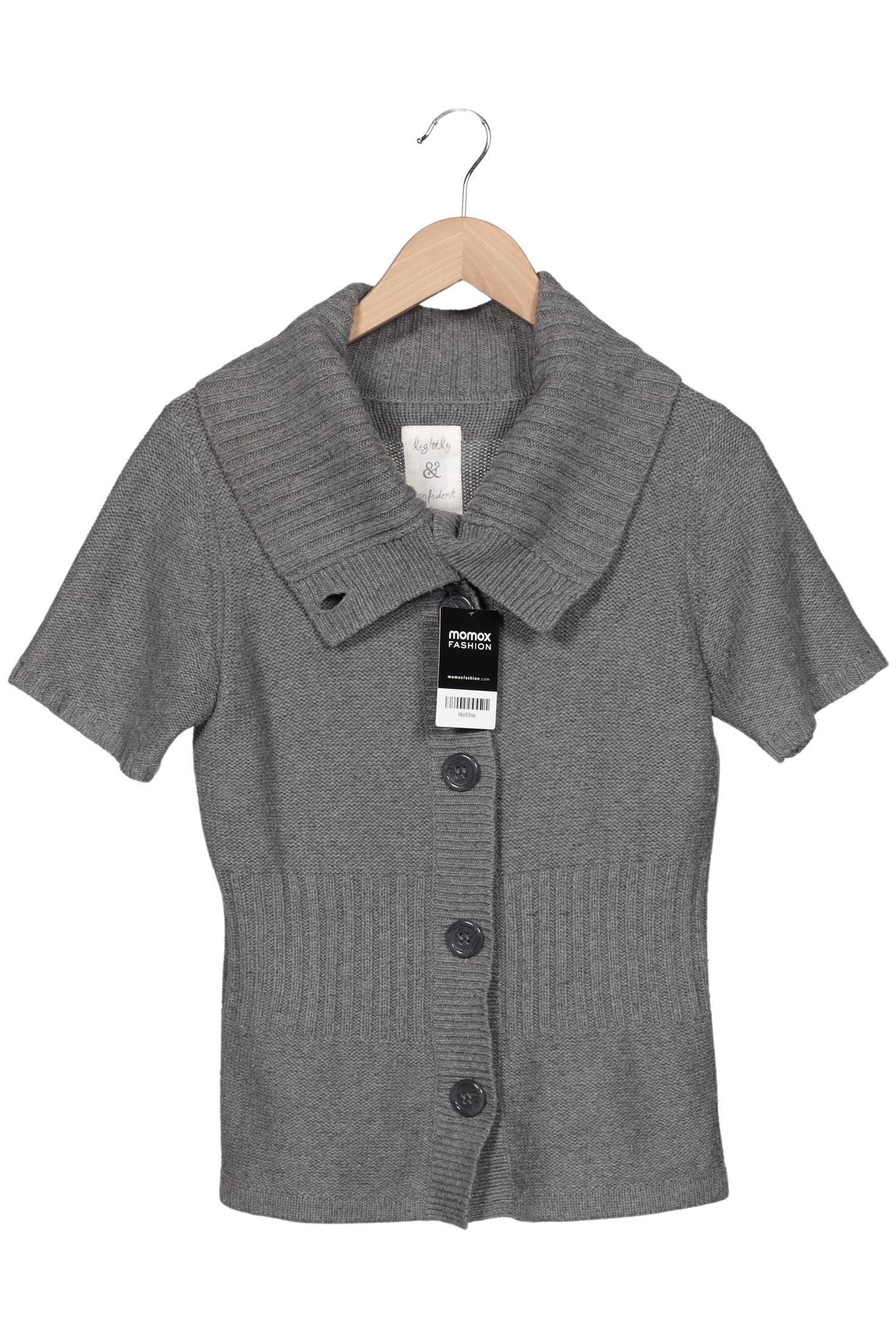 

Opus Damen Strickjacke, grau, Gr. 38