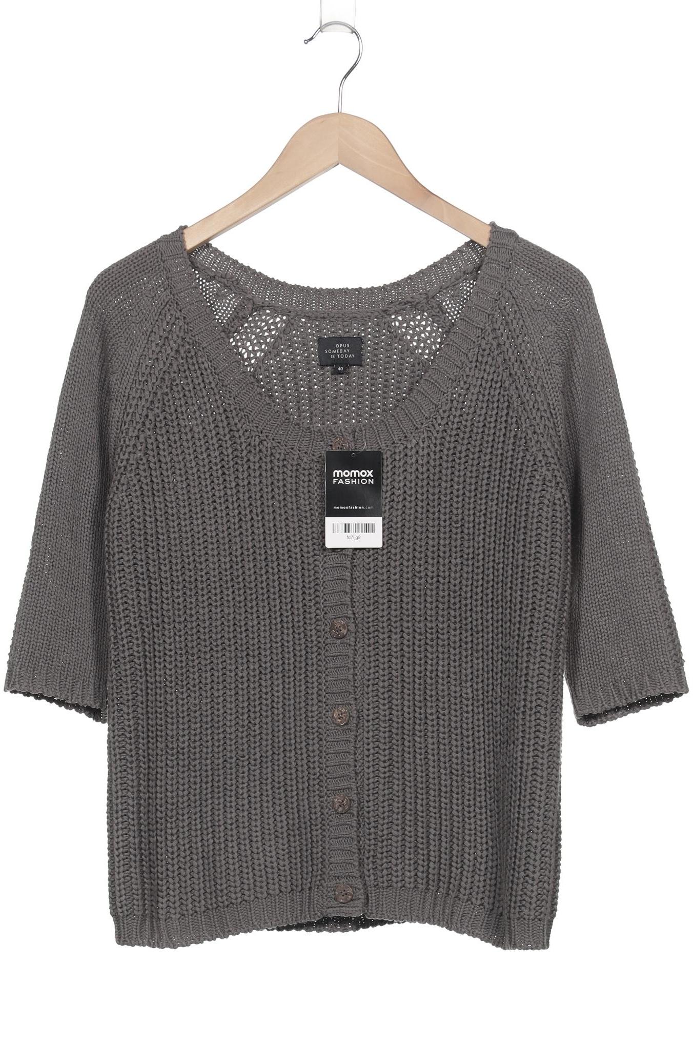 

Opus Damen Strickjacke, grau, Gr. 40
