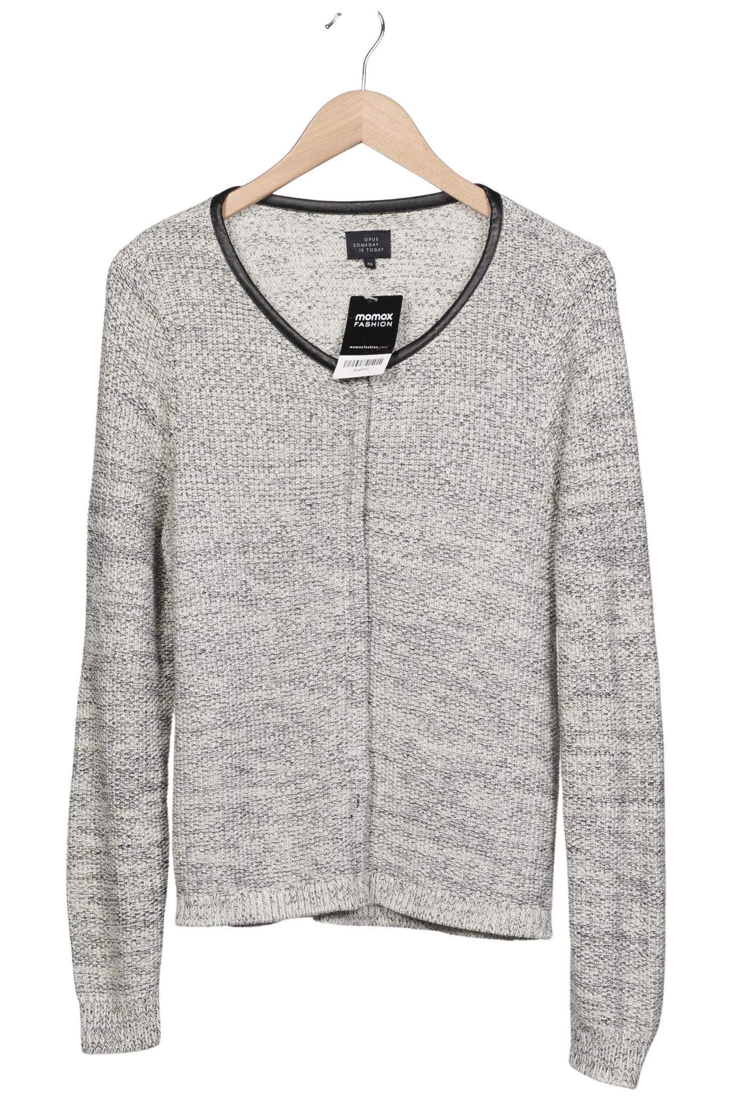 

Opus Damen Strickjacke, grau, Gr. 40