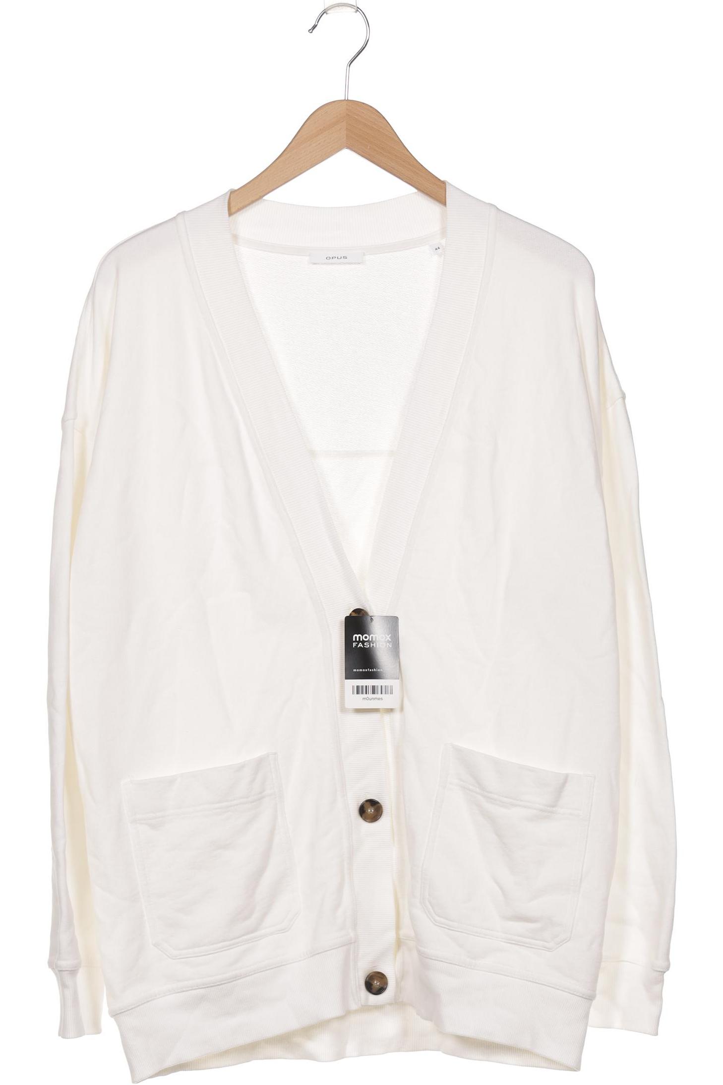 

Opus Damen Strickjacke, weiß, Gr. 44