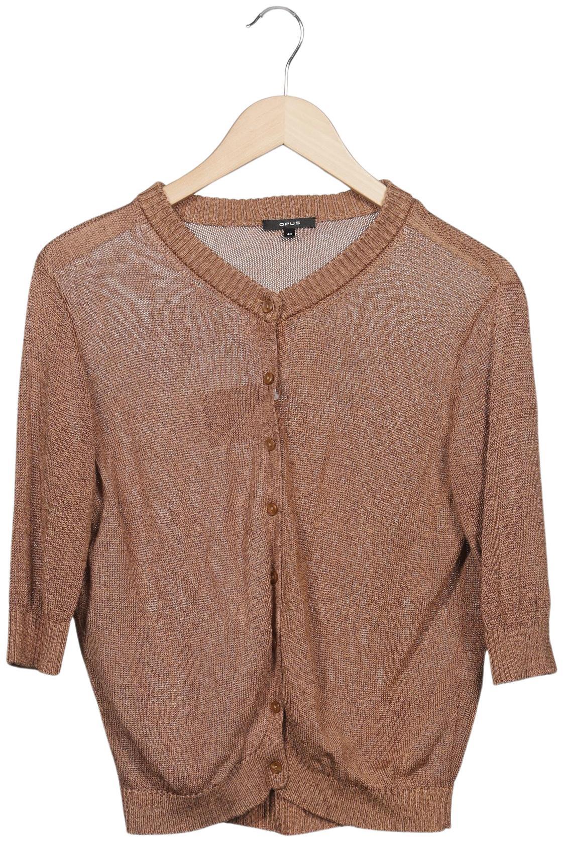 

Opus Damen Strickjacke, braun, Gr. 40