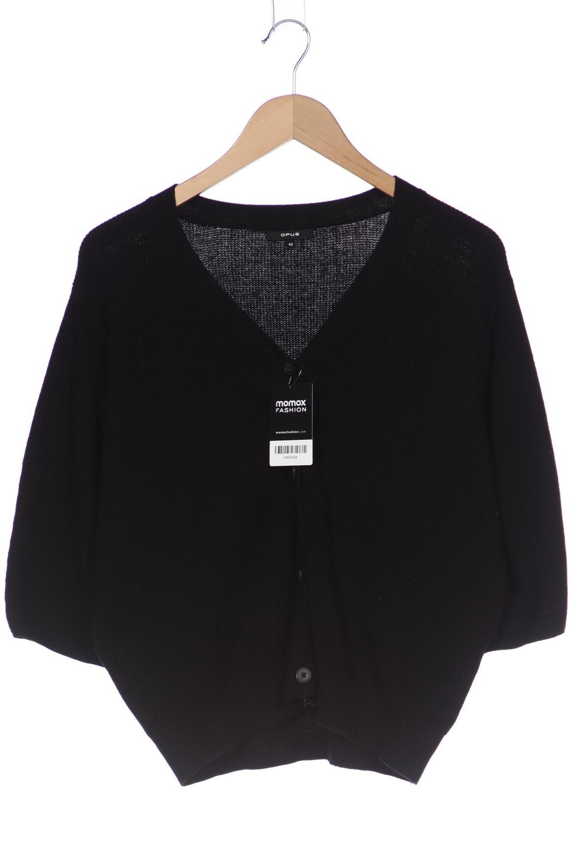 

Opus Damen Strickjacke, schwarz, Gr. 42