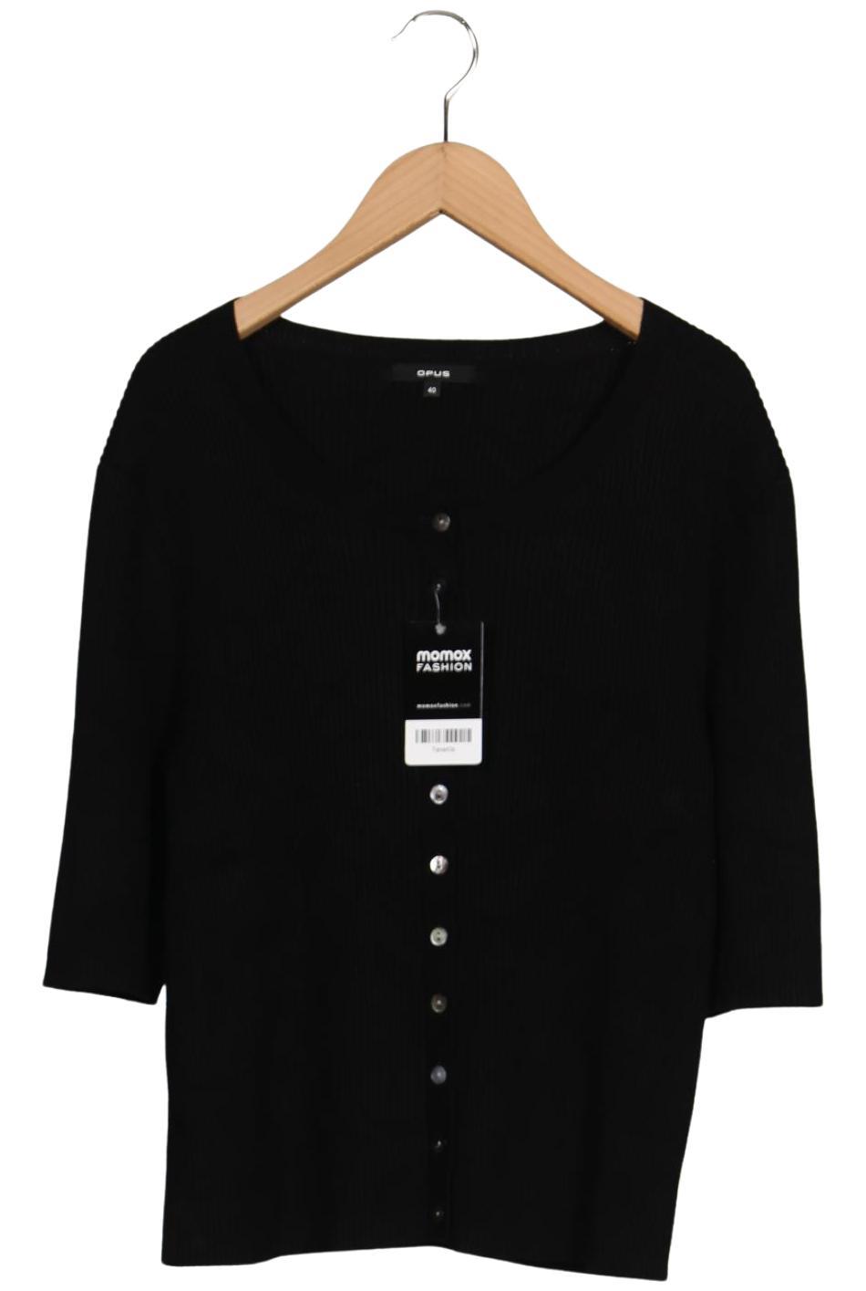 

Opus Damen Strickjacke, schwarz, Gr. 40