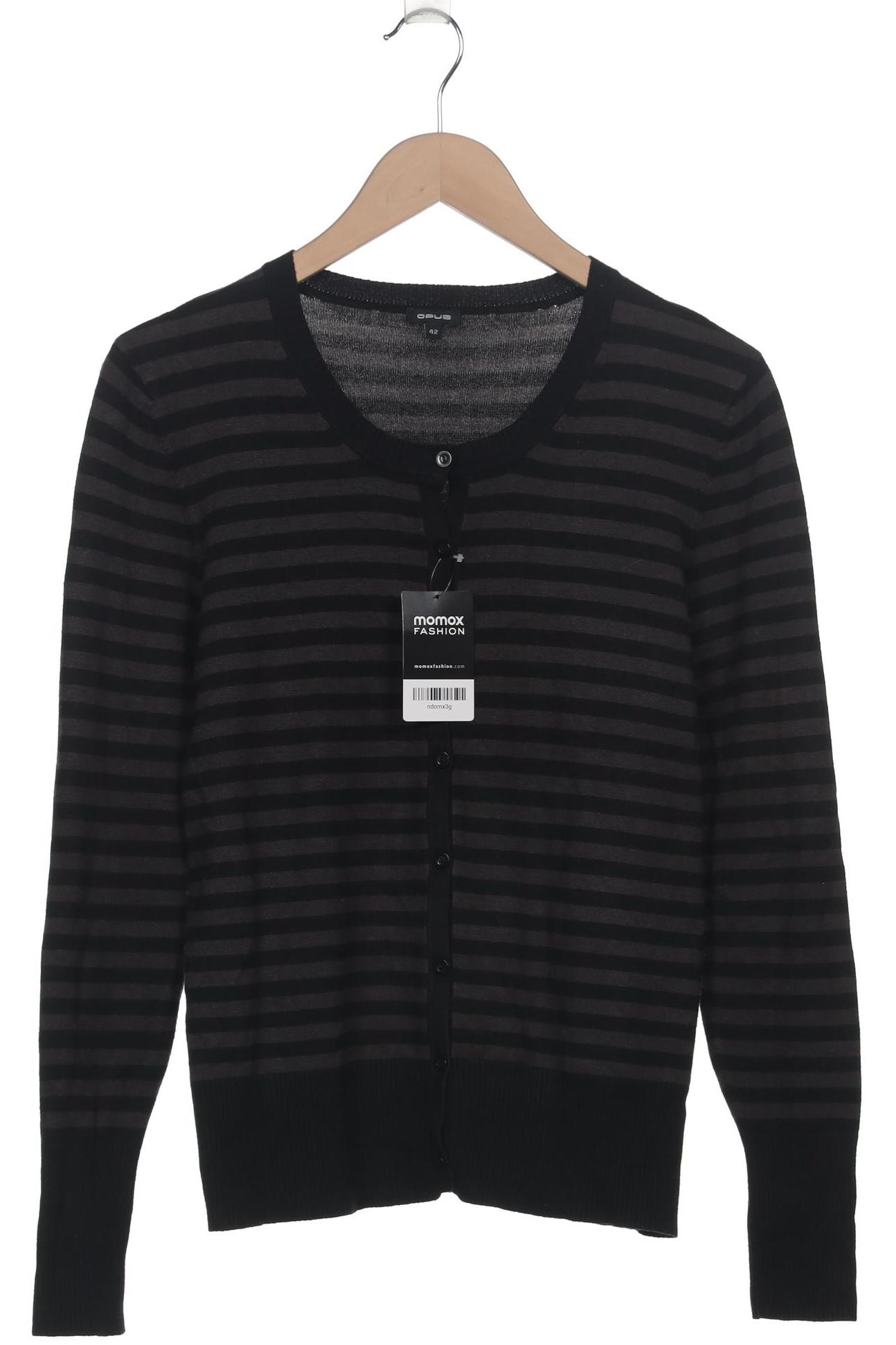 

Opus Damen Strickjacke, schwarz, Gr. 42