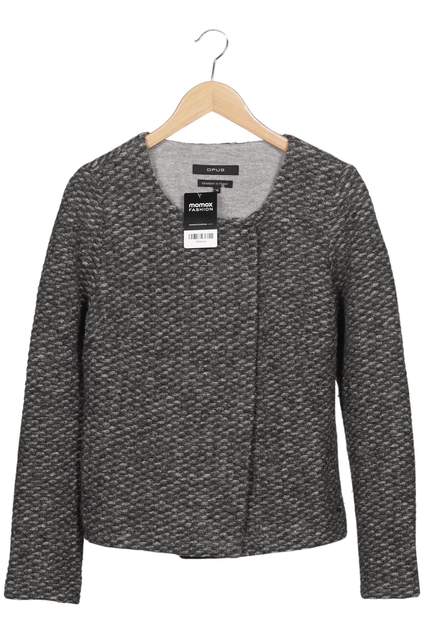 

Opus Damen Strickjacke, grau, Gr. 40