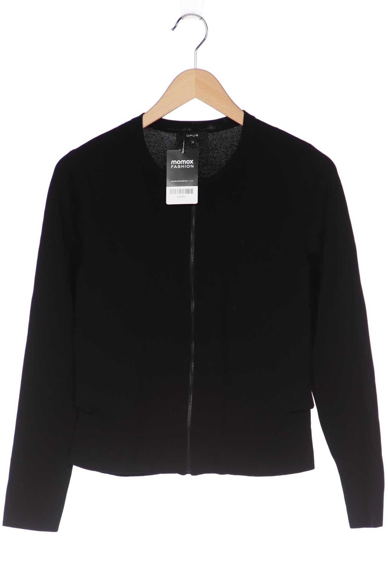 

Opus Damen Strickjacke, schwarz, Gr. 36