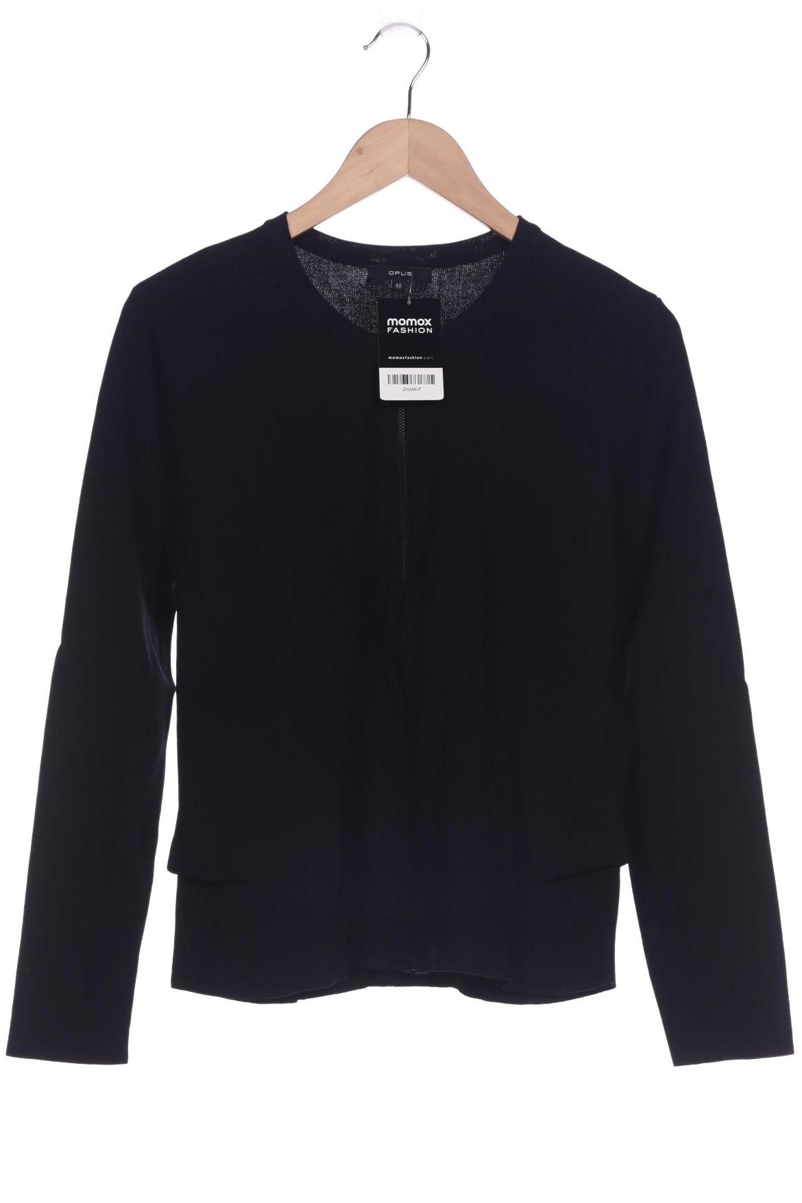 

Opus Damen Strickjacke, schwarz, Gr. 40