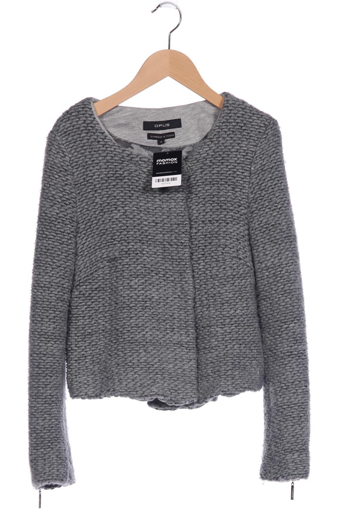 

Opus Damen Strickjacke, grau, Gr. 36