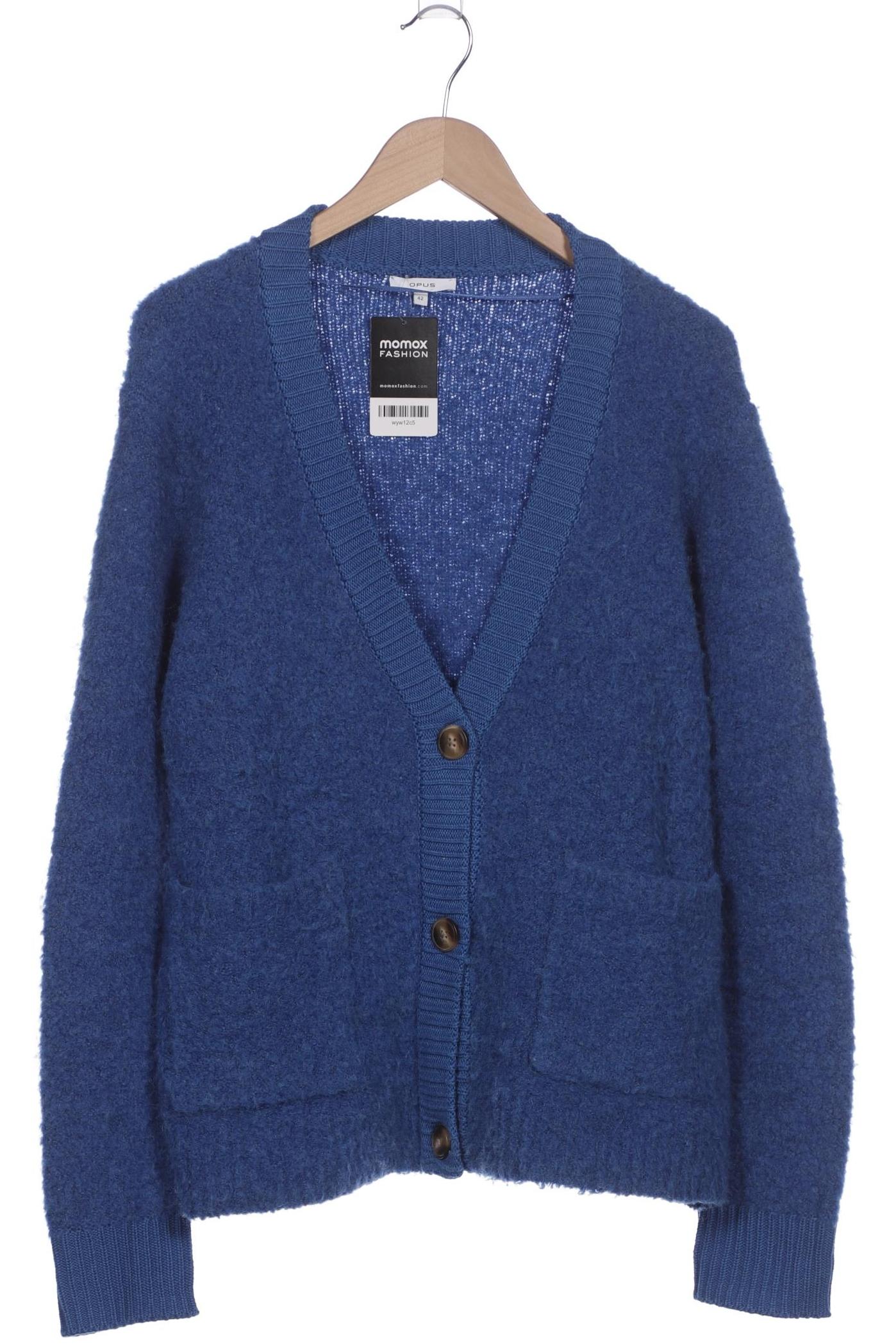 

Opus Damen Strickjacke, blau, Gr. 42