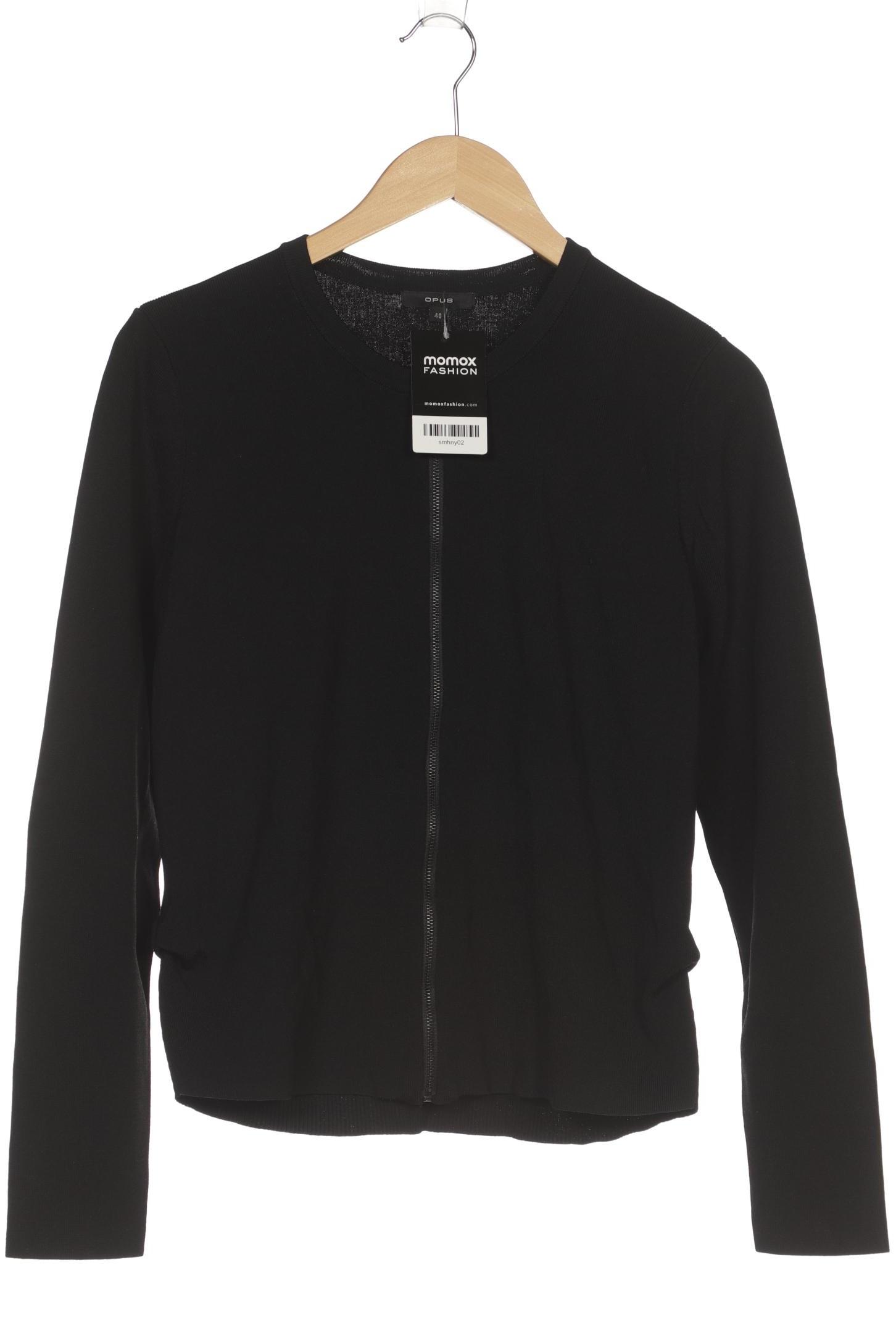 

Opus Damen Strickjacke, schwarz, Gr. 40