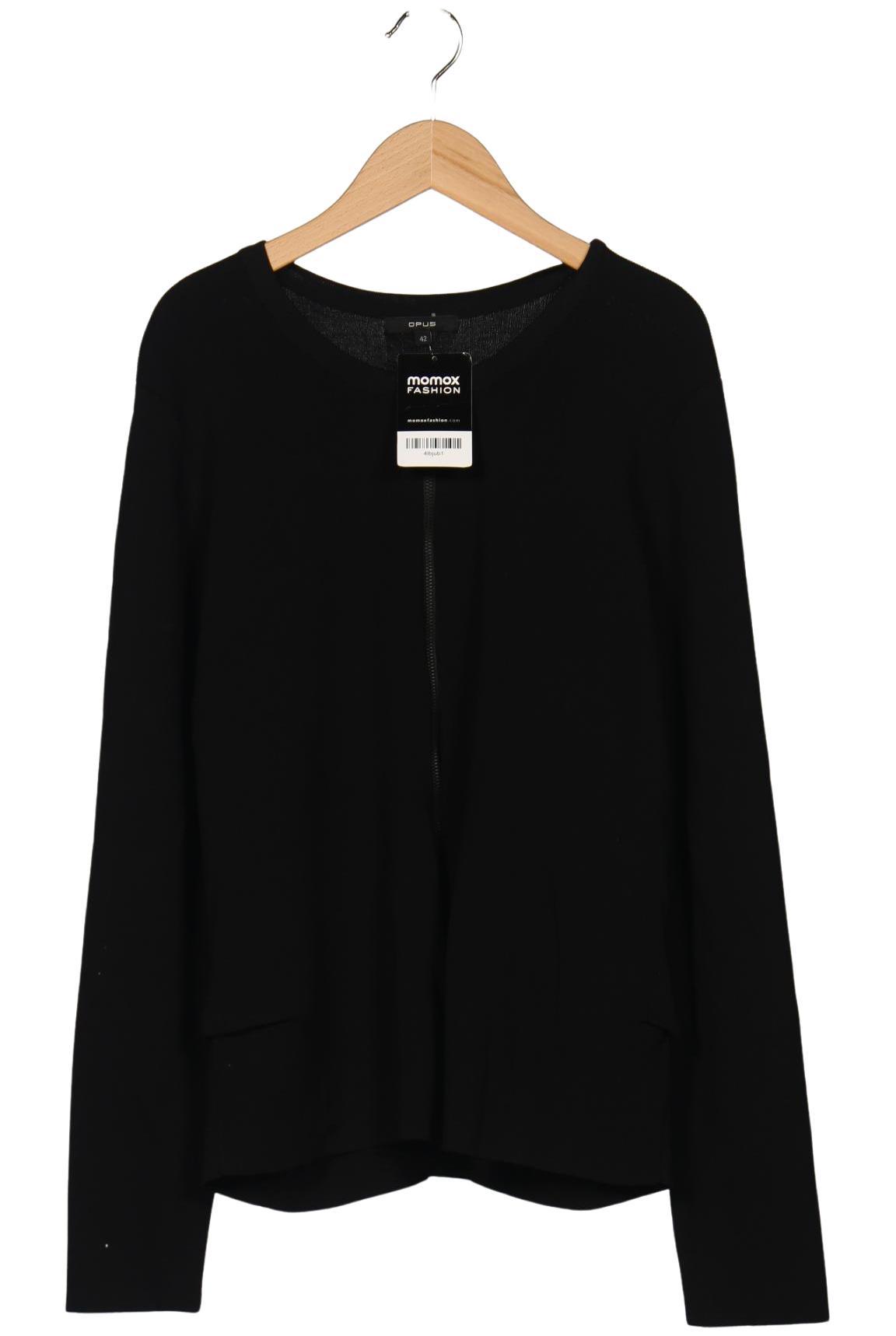 

Opus Damen Strickjacke, schwarz, Gr. 42