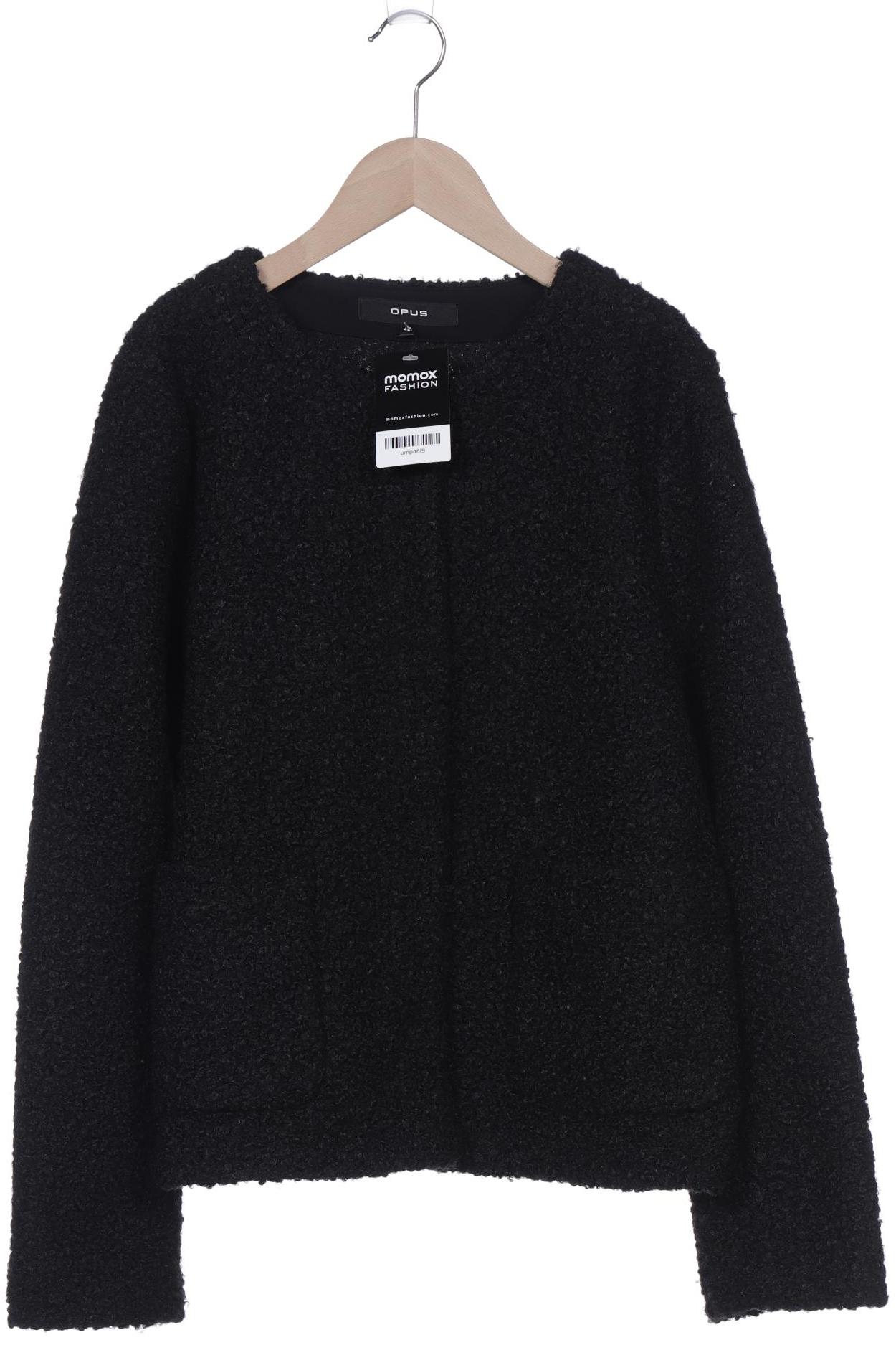

Opus Damen Strickjacke, schwarz, Gr. 42