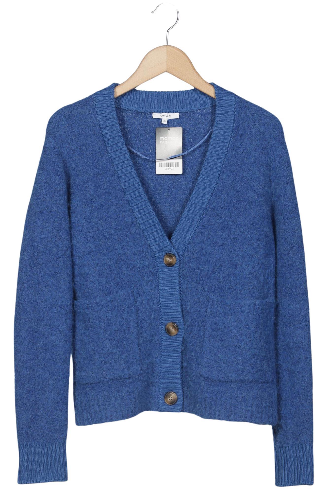 

Opus Damen Strickjacke, blau, Gr. 38