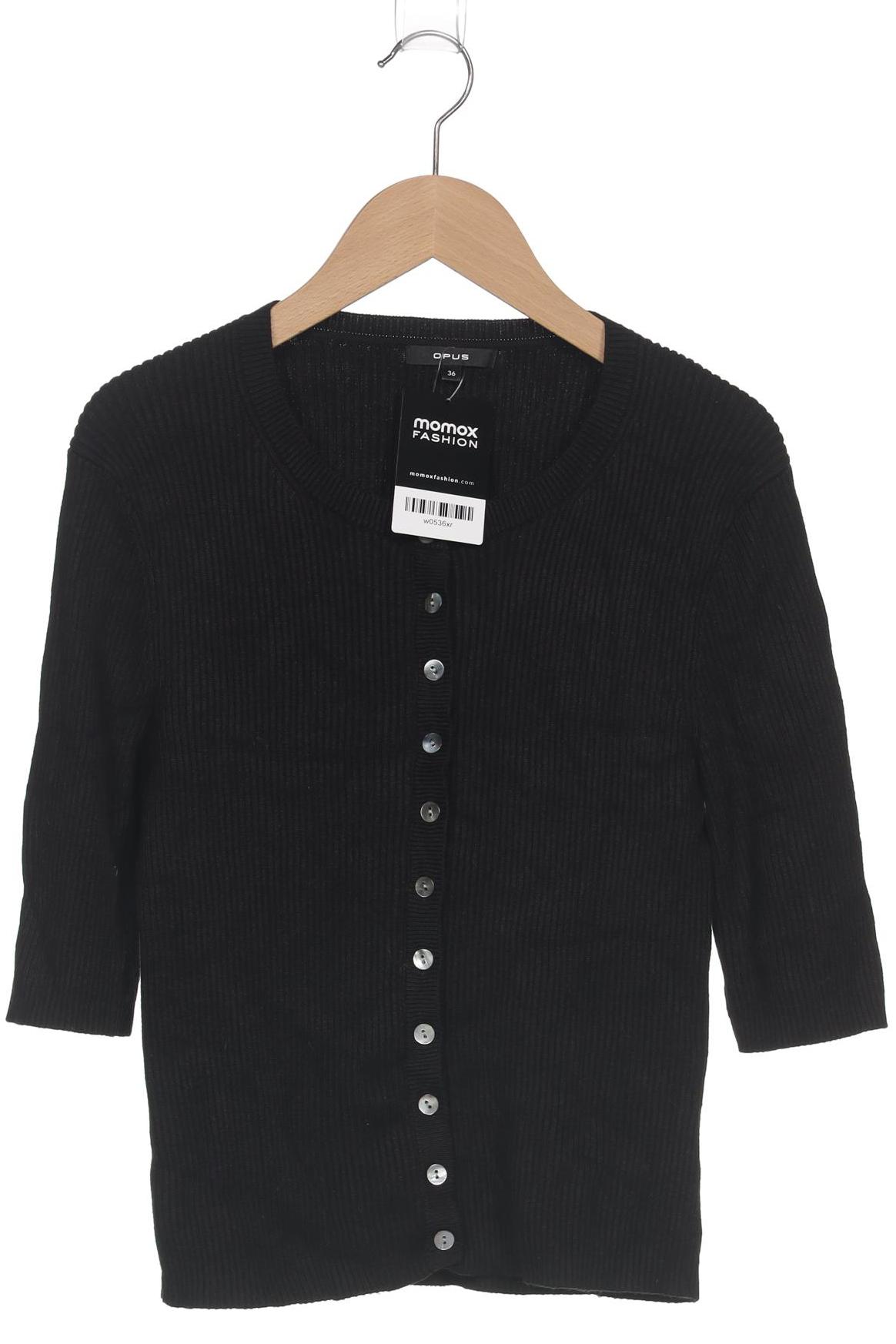 

Opus Damen Strickjacke, schwarz, Gr. 36
