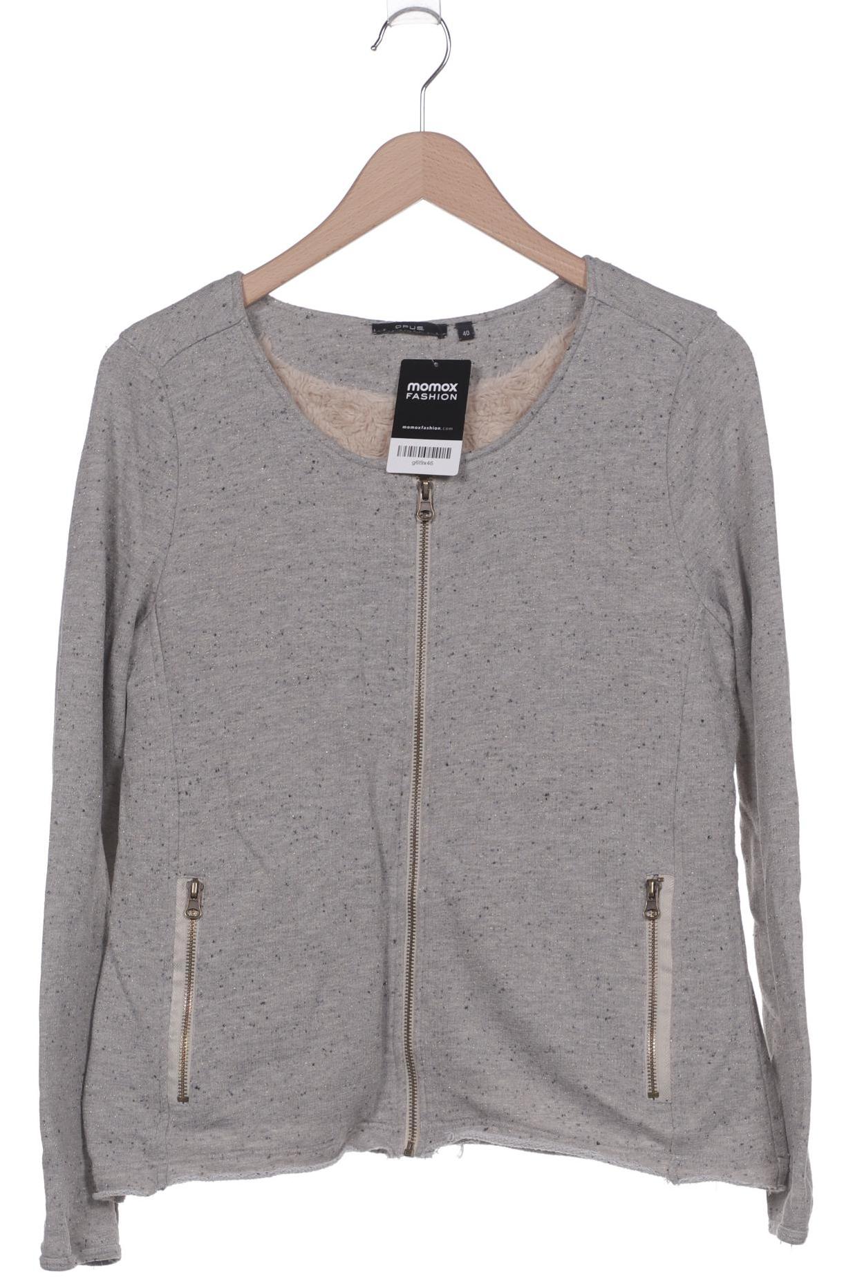 

Opus Damen Strickjacke, grau, Gr. 40