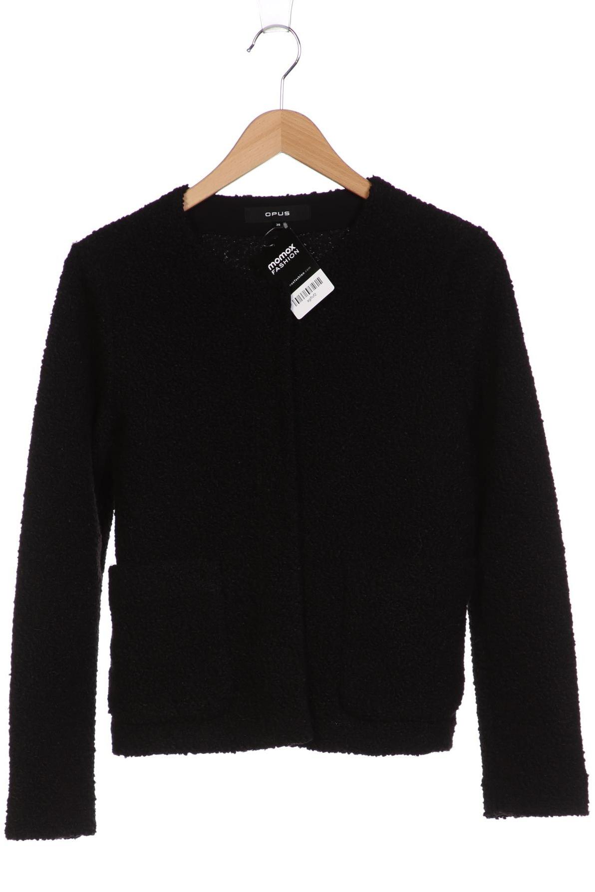 

Opus Damen Strickjacke, schwarz, Gr. 38