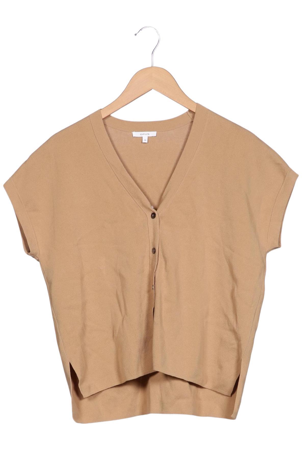 

Opus Damen Strickjacke, beige, Gr. 36