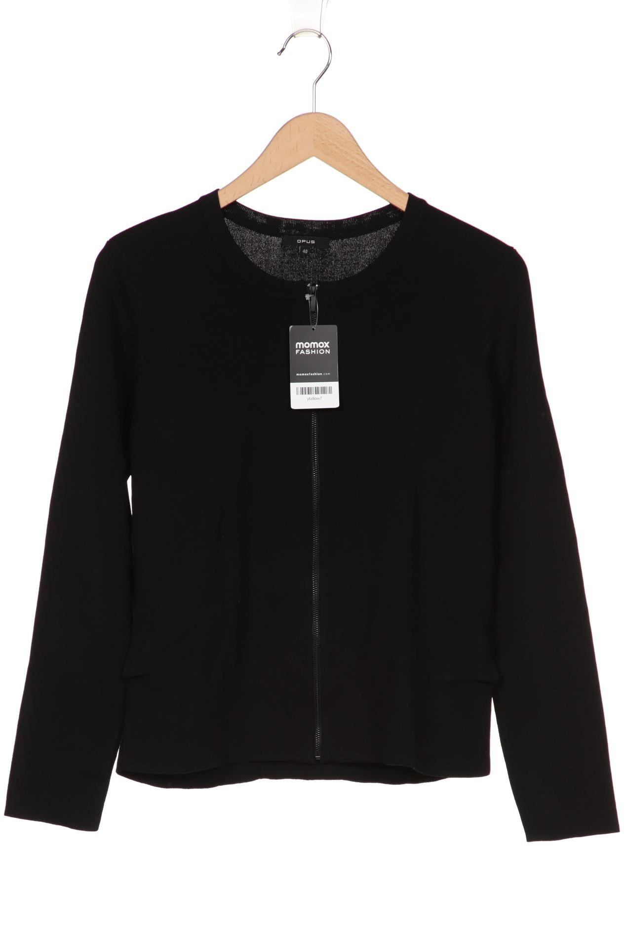 

Opus Damen Strickjacke, schwarz, Gr. 40