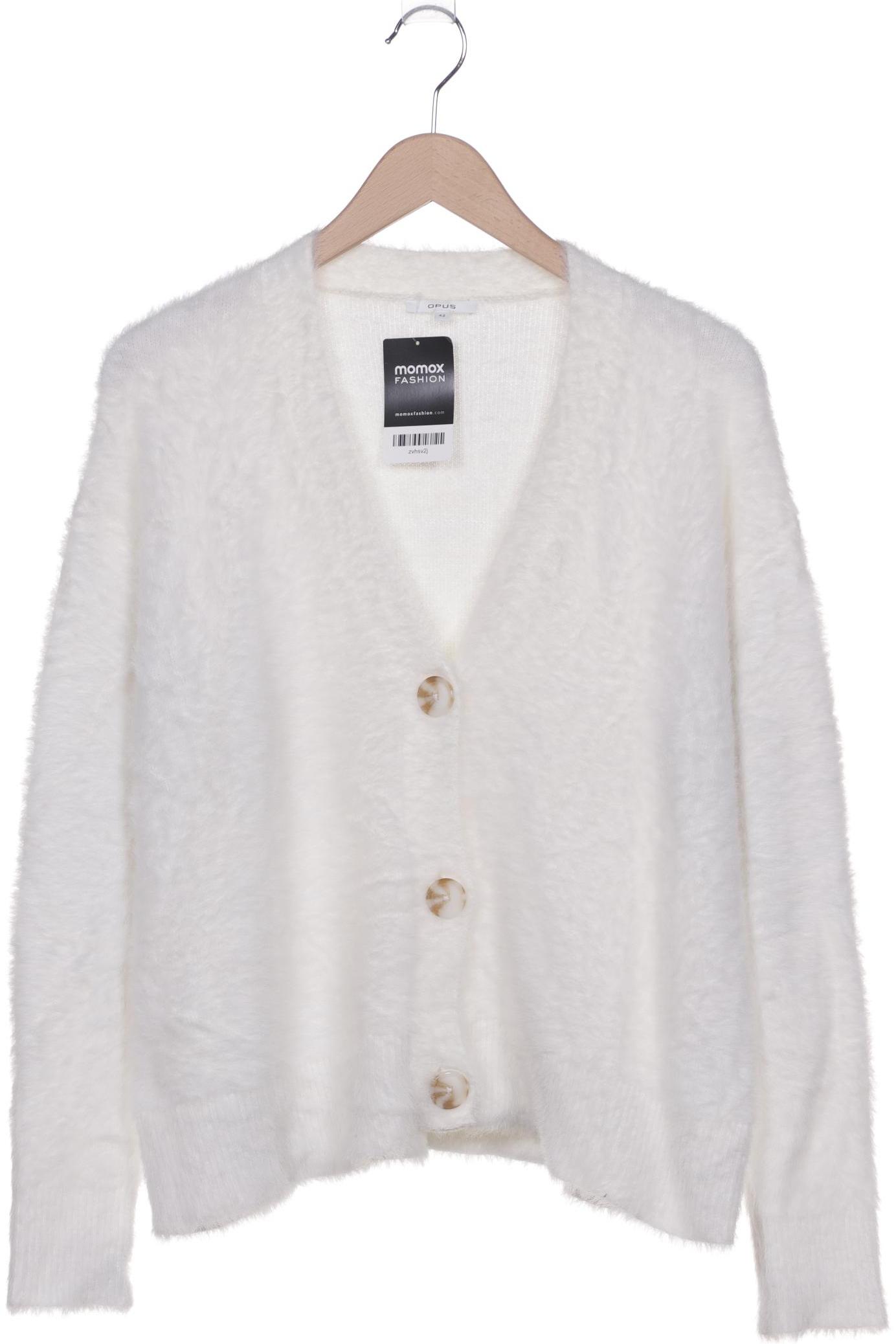 

Opus Damen Strickjacke, weiß, Gr. 42