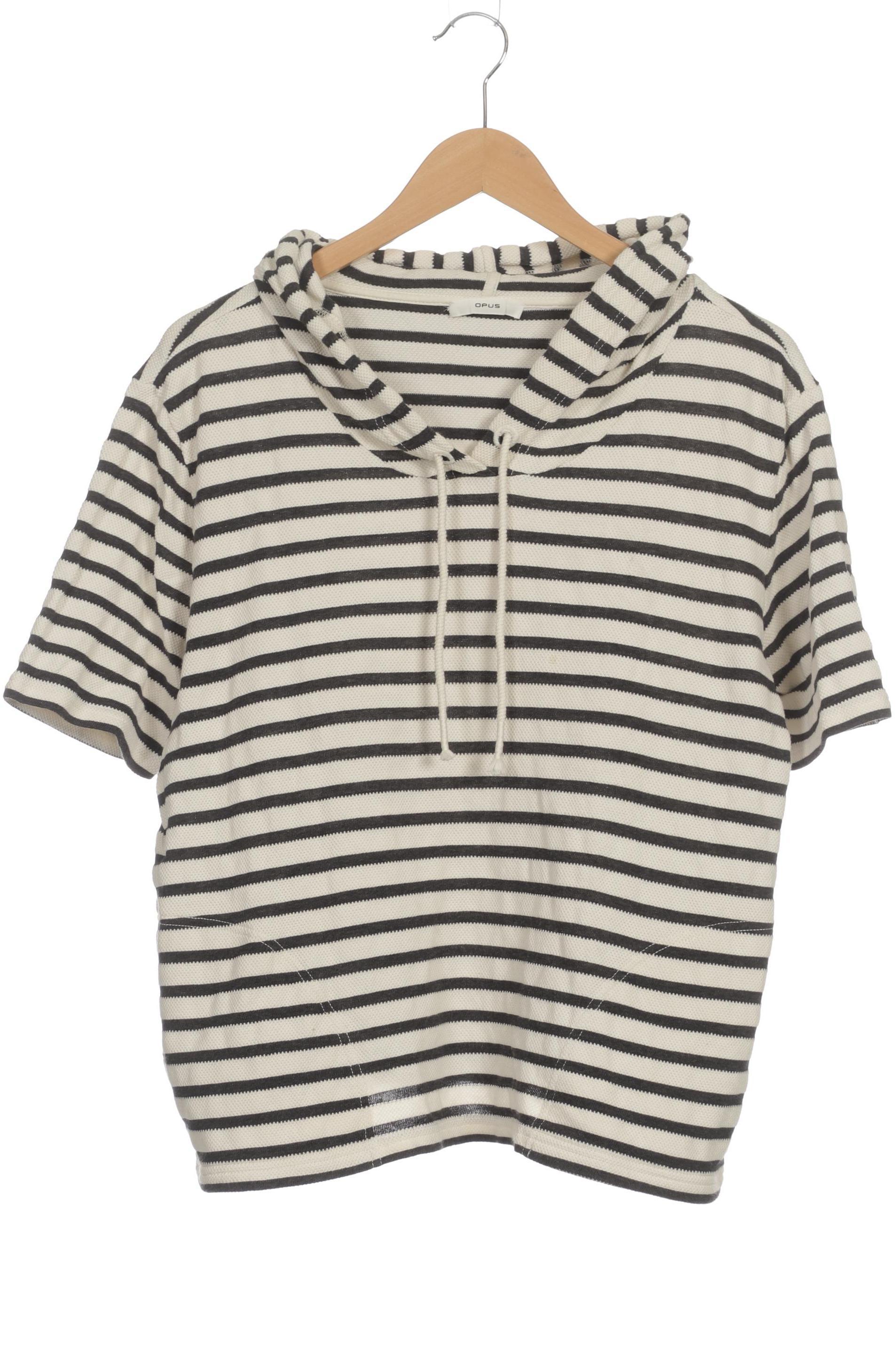 

Opus Damen Kapuzenpullover, weiß, Gr. 42