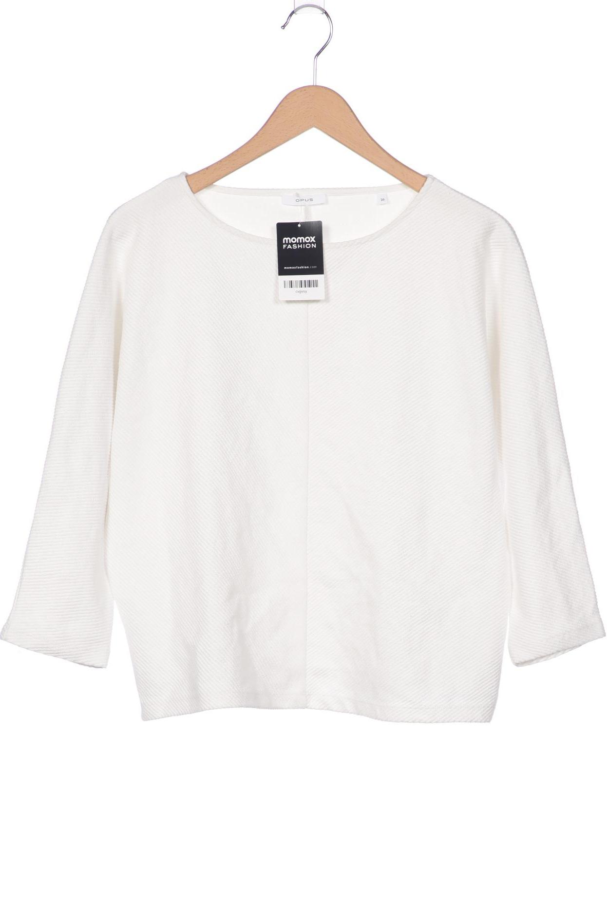 

Opus Damen Sweatshirt, weiß, Gr. 36