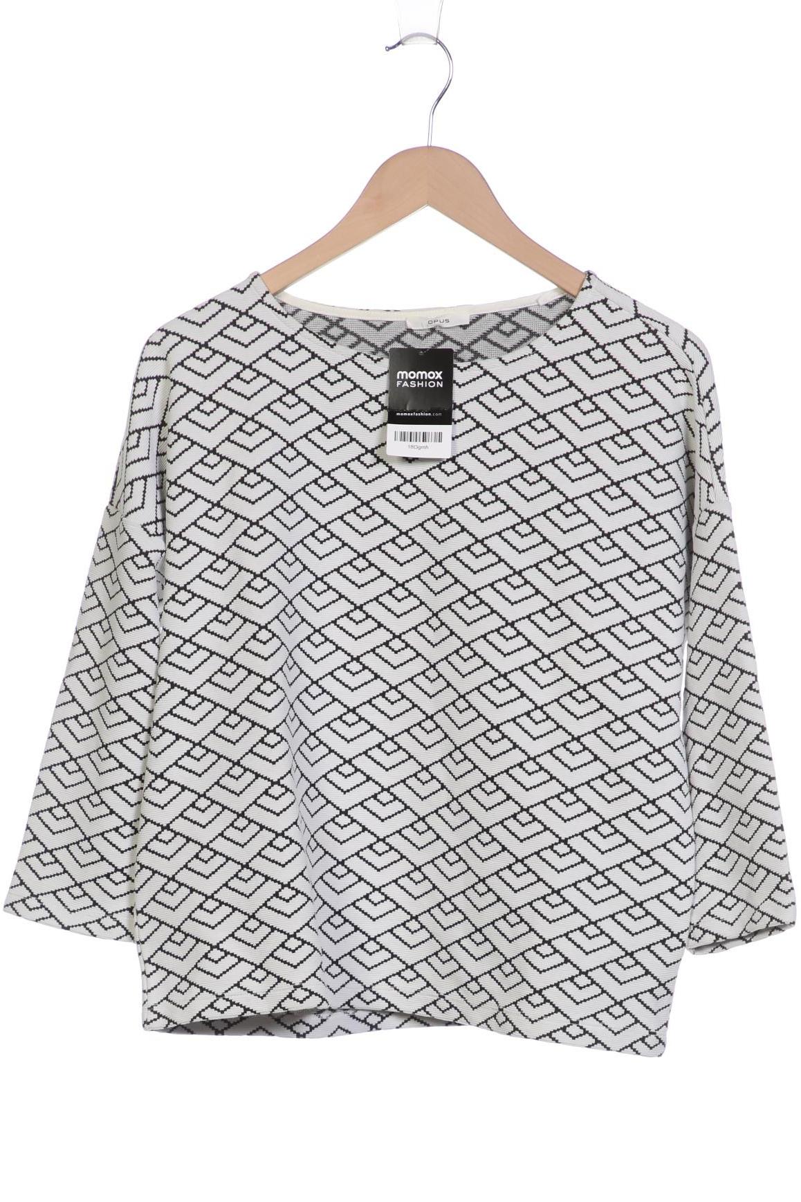 

Opus Damen Sweatshirt, weiß, Gr. 36