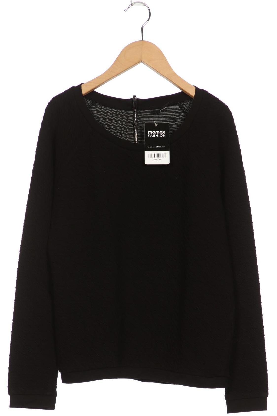 

Opus Damen Sweatshirt, schwarz, Gr. 38
