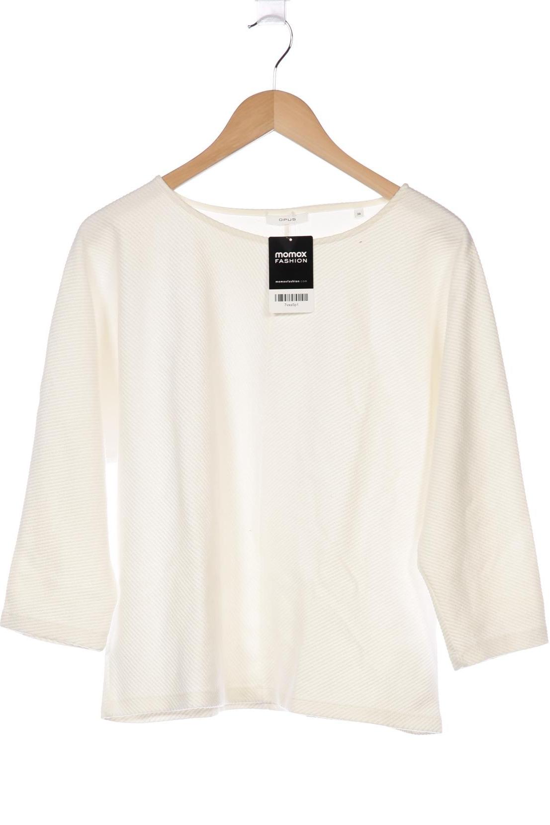 

Opus Damen Sweatshirt, weiß, Gr. 38