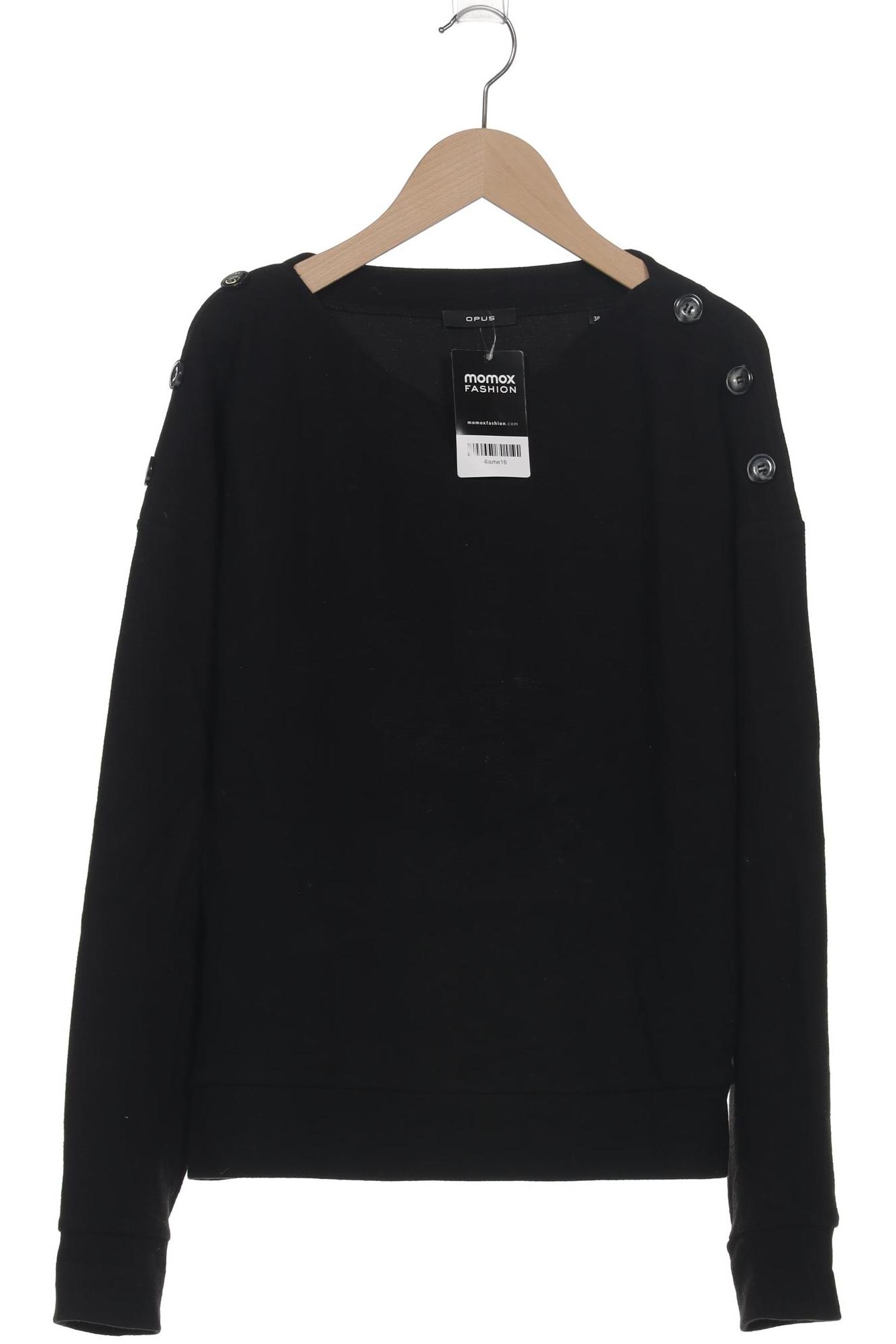 

Opus Damen Sweatshirt, schwarz, Gr. 38