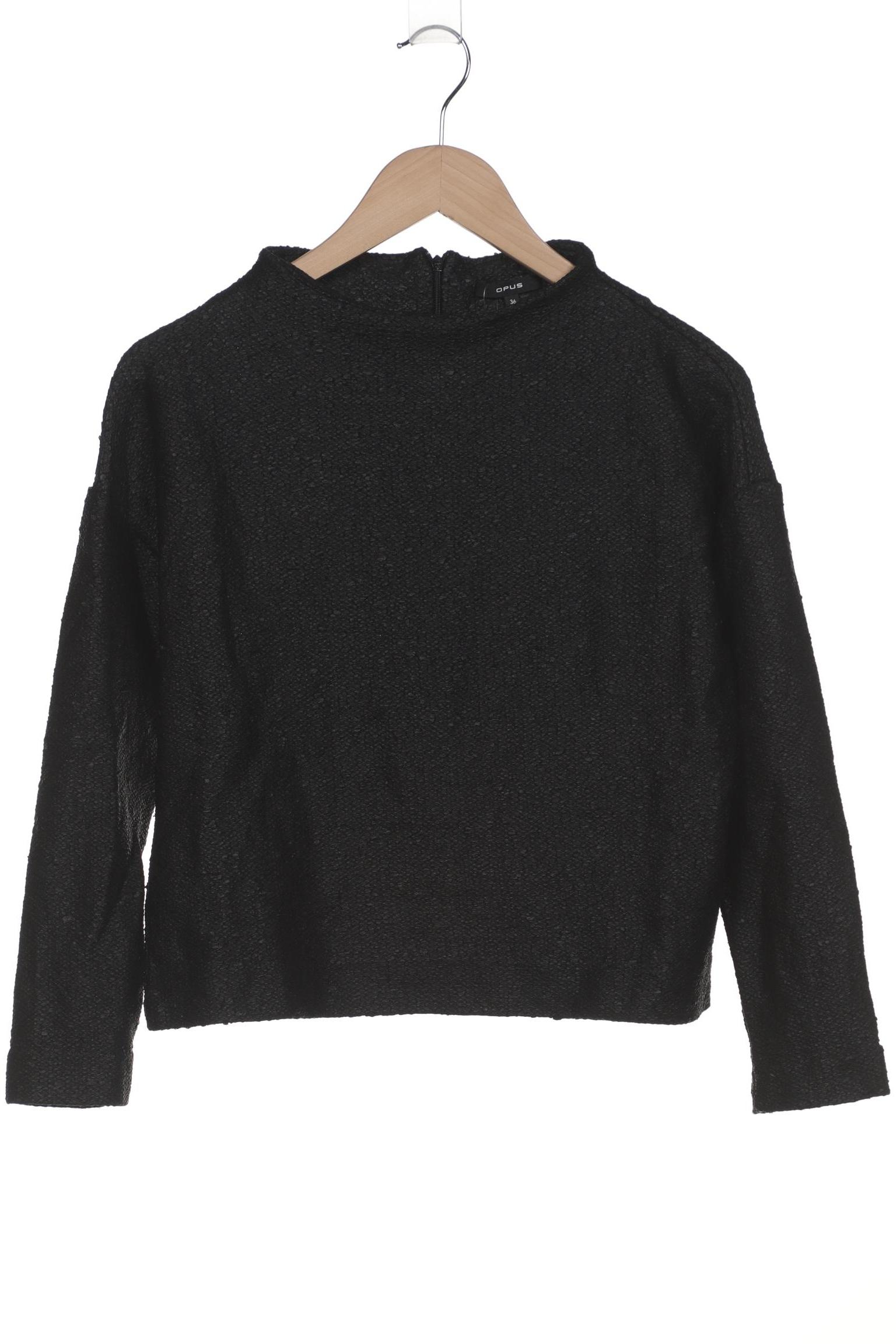 

Opus Damen Sweatshirt, schwarz, Gr. 36