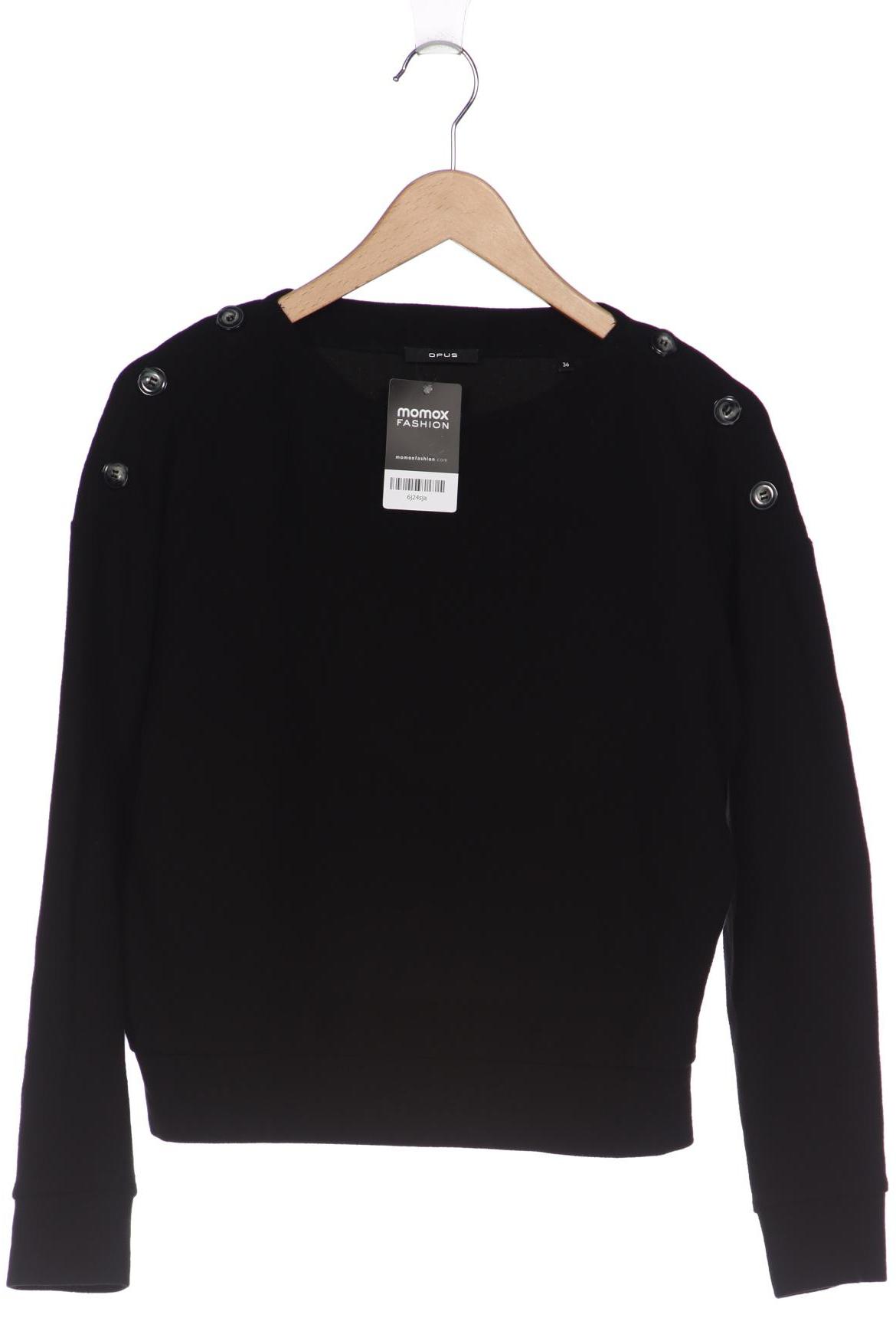

Opus Damen Sweatshirt, schwarz