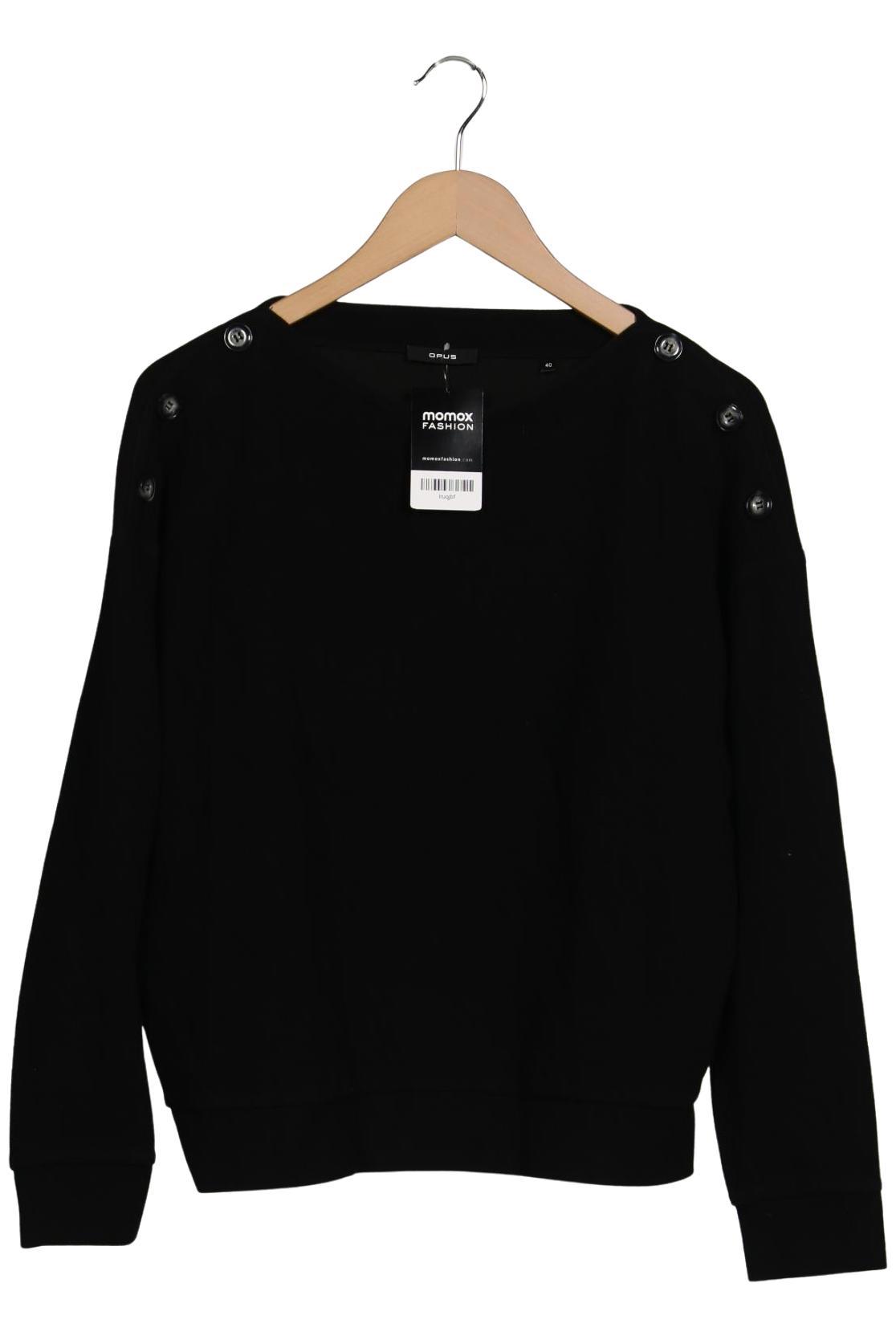 

Opus Damen Sweatshirt, schwarz, Gr. 40
