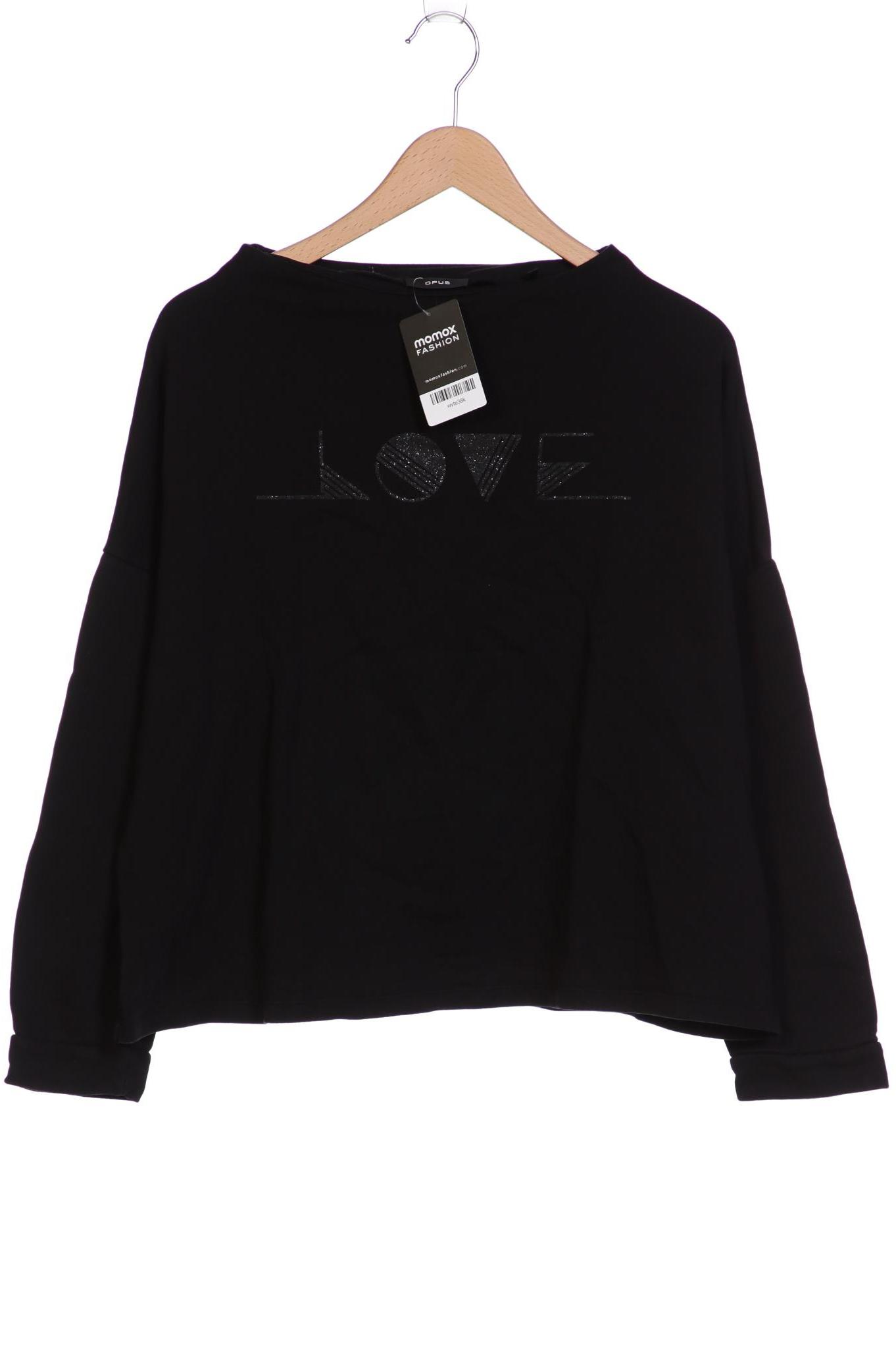 

Opus Damen Sweatshirt, schwarz, Gr. 42