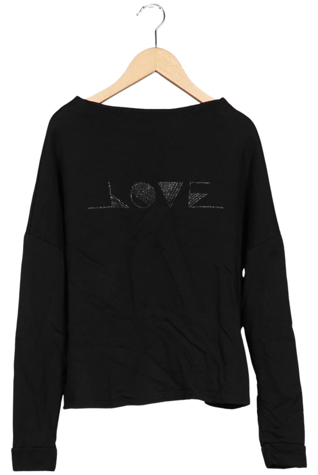 

Opus Damen Sweatshirt, schwarz, Gr. 38